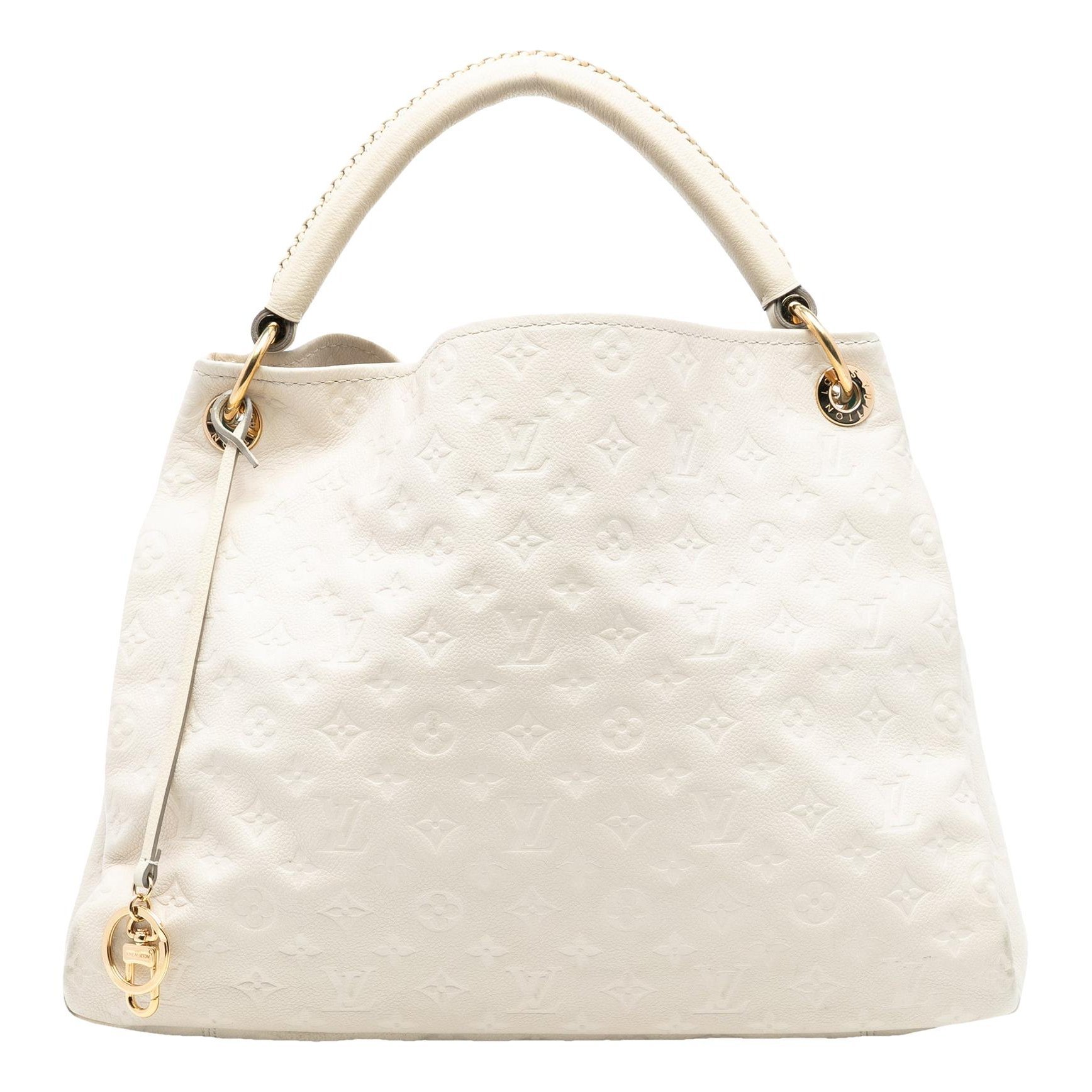 Artsy leather handbag