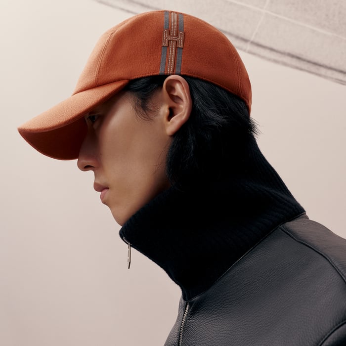 블루 뉘 Nevada H Stripe 캡