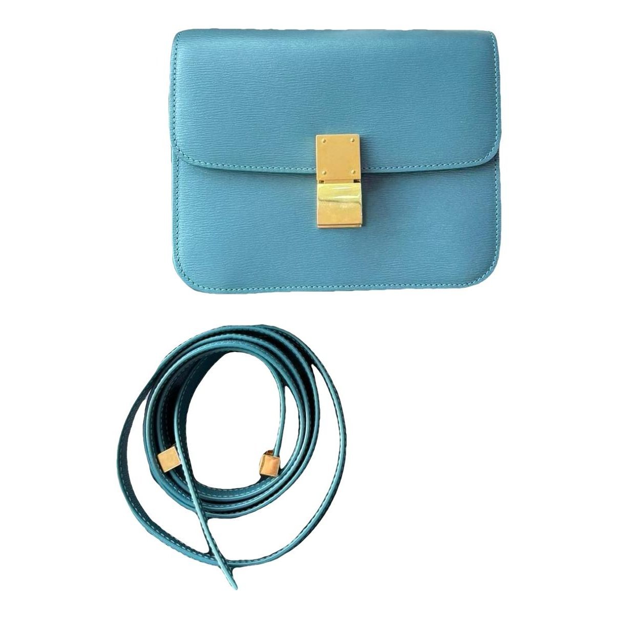 Classic leather crossbody bag