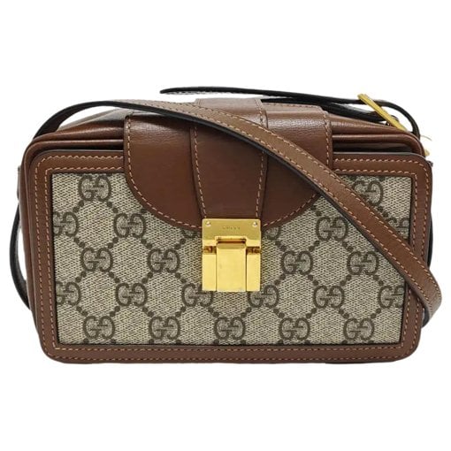 Leather crossbody bag