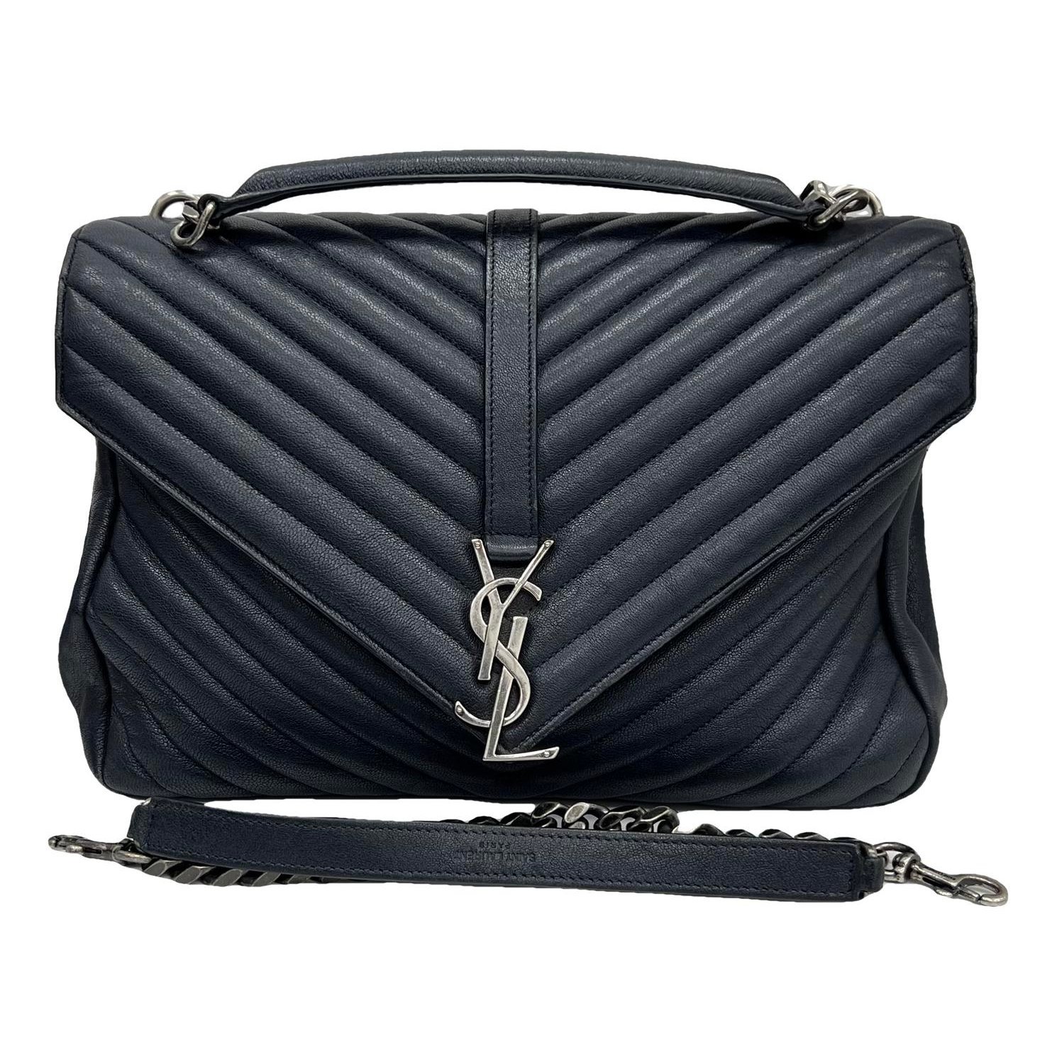 Collége monogramme leather handbag