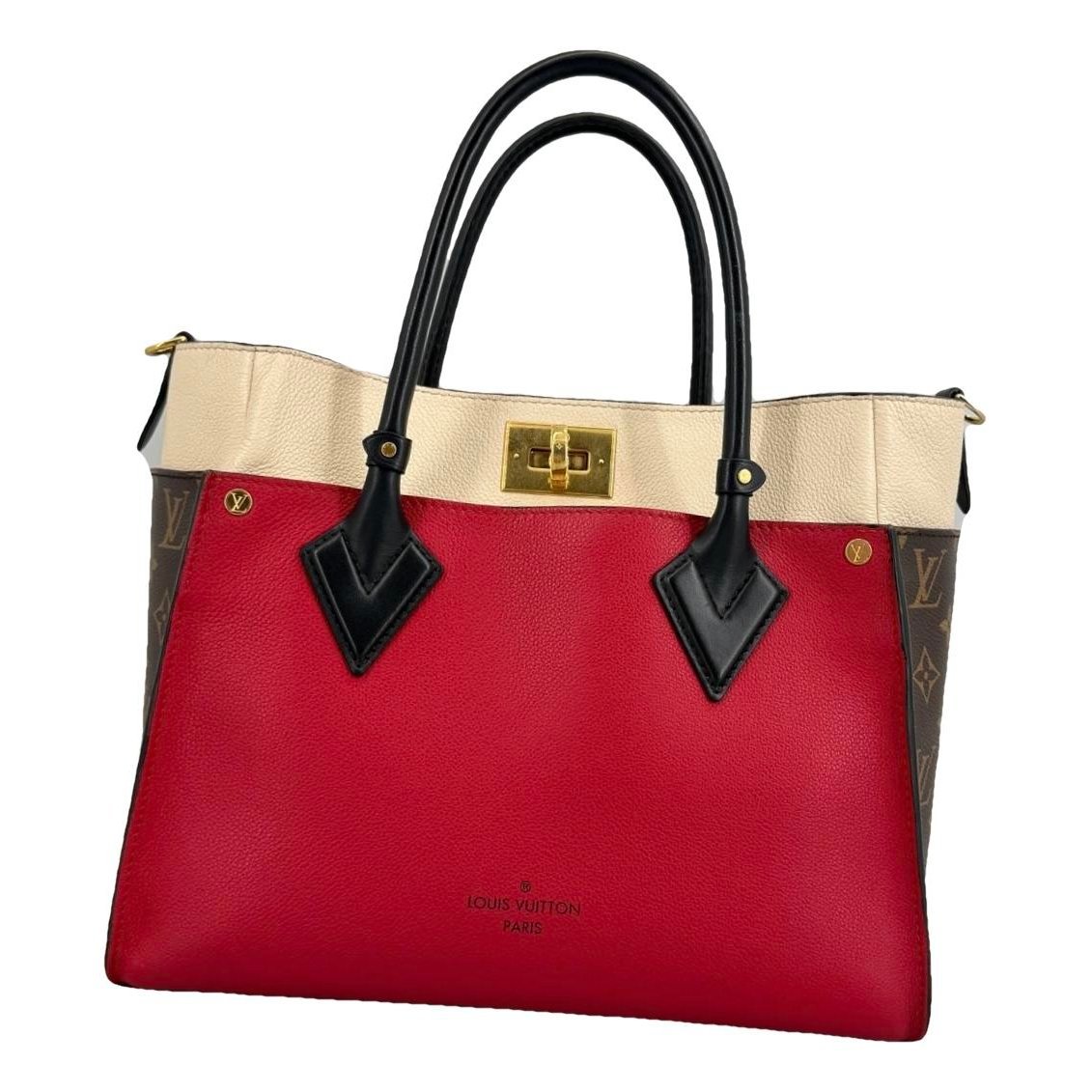 On My Side leather handbag