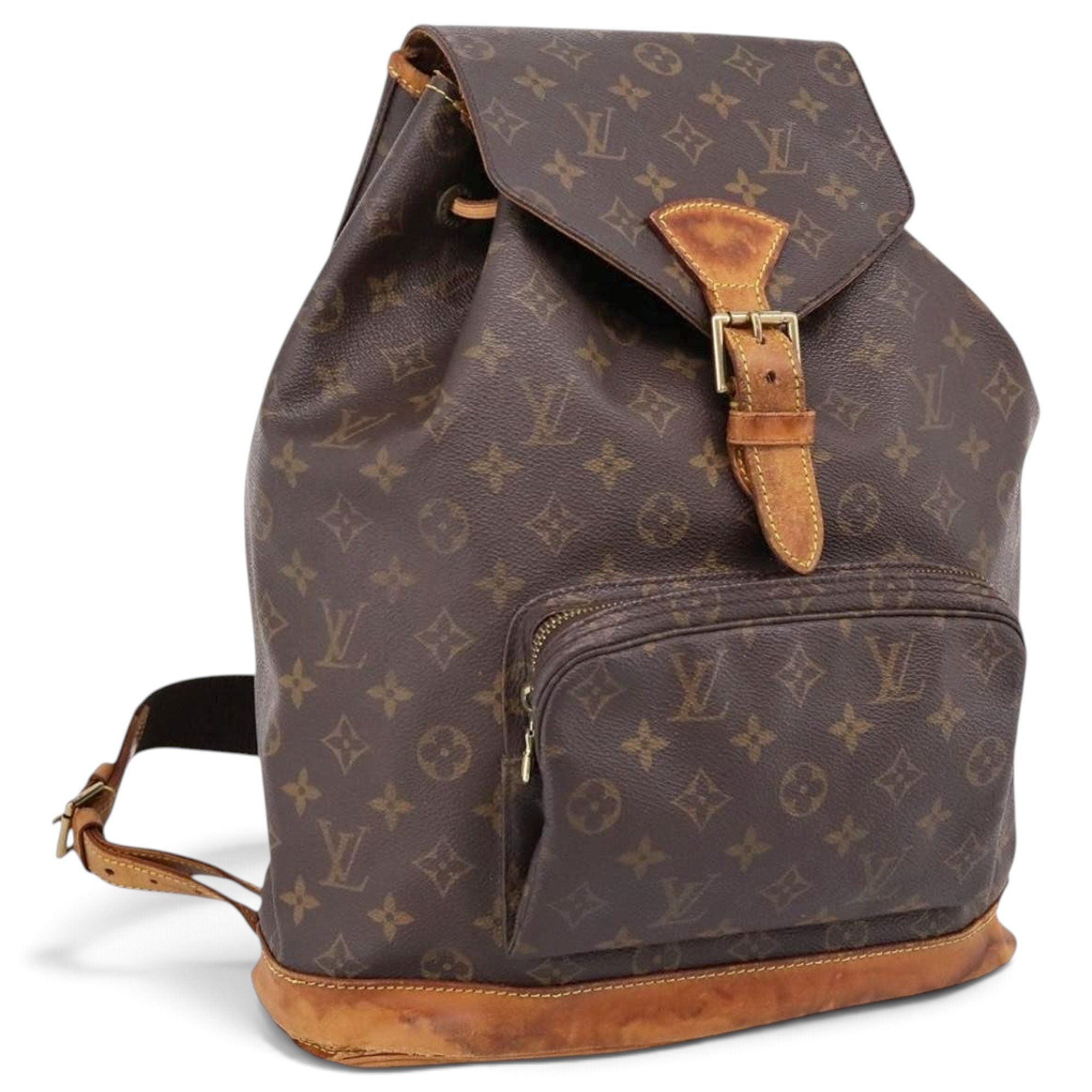 Montsouris leather backpack