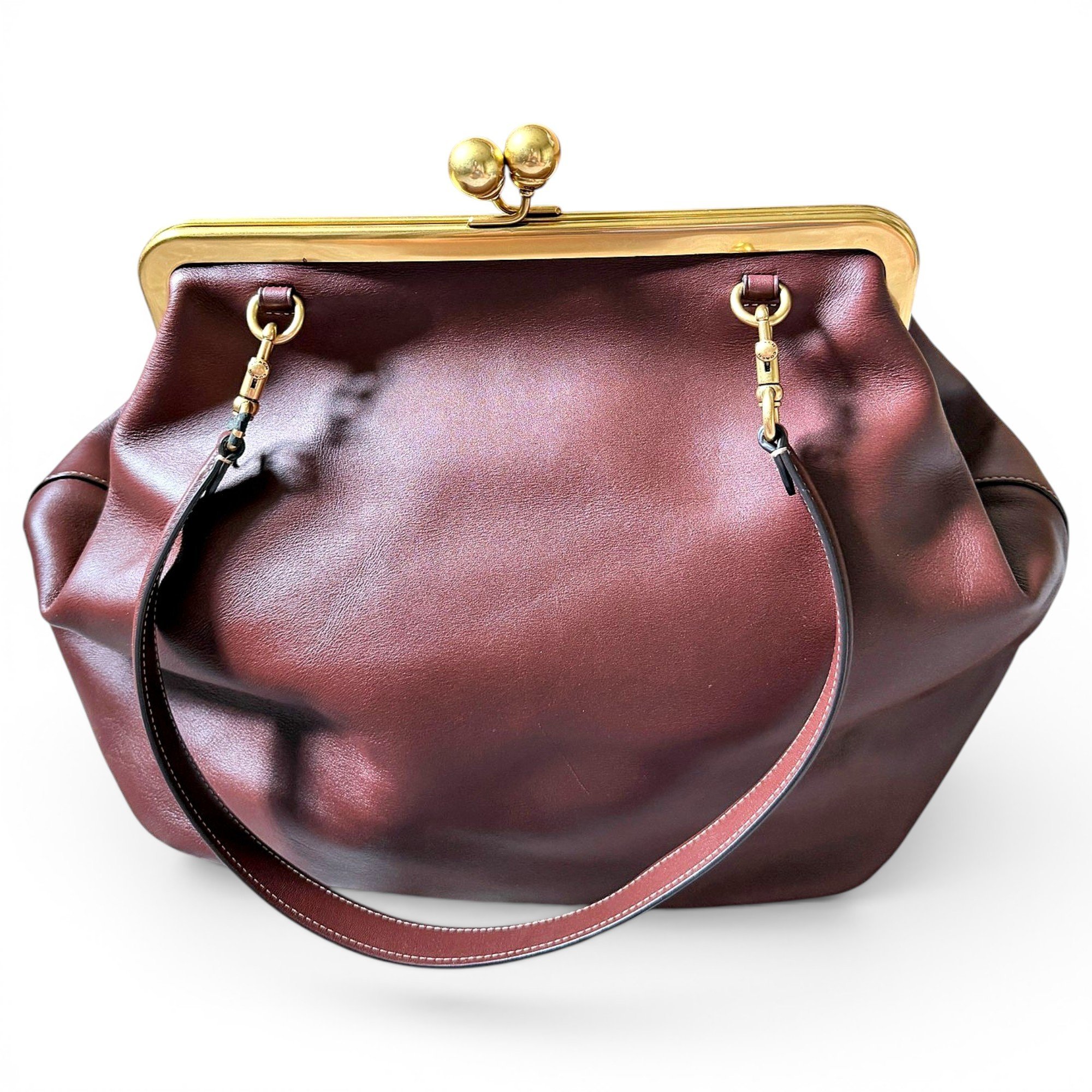 Leather handbag