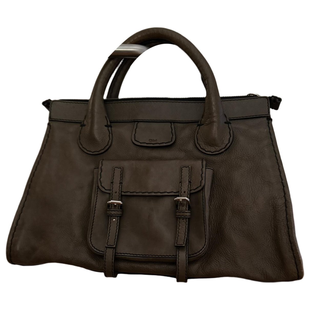 Leather tote