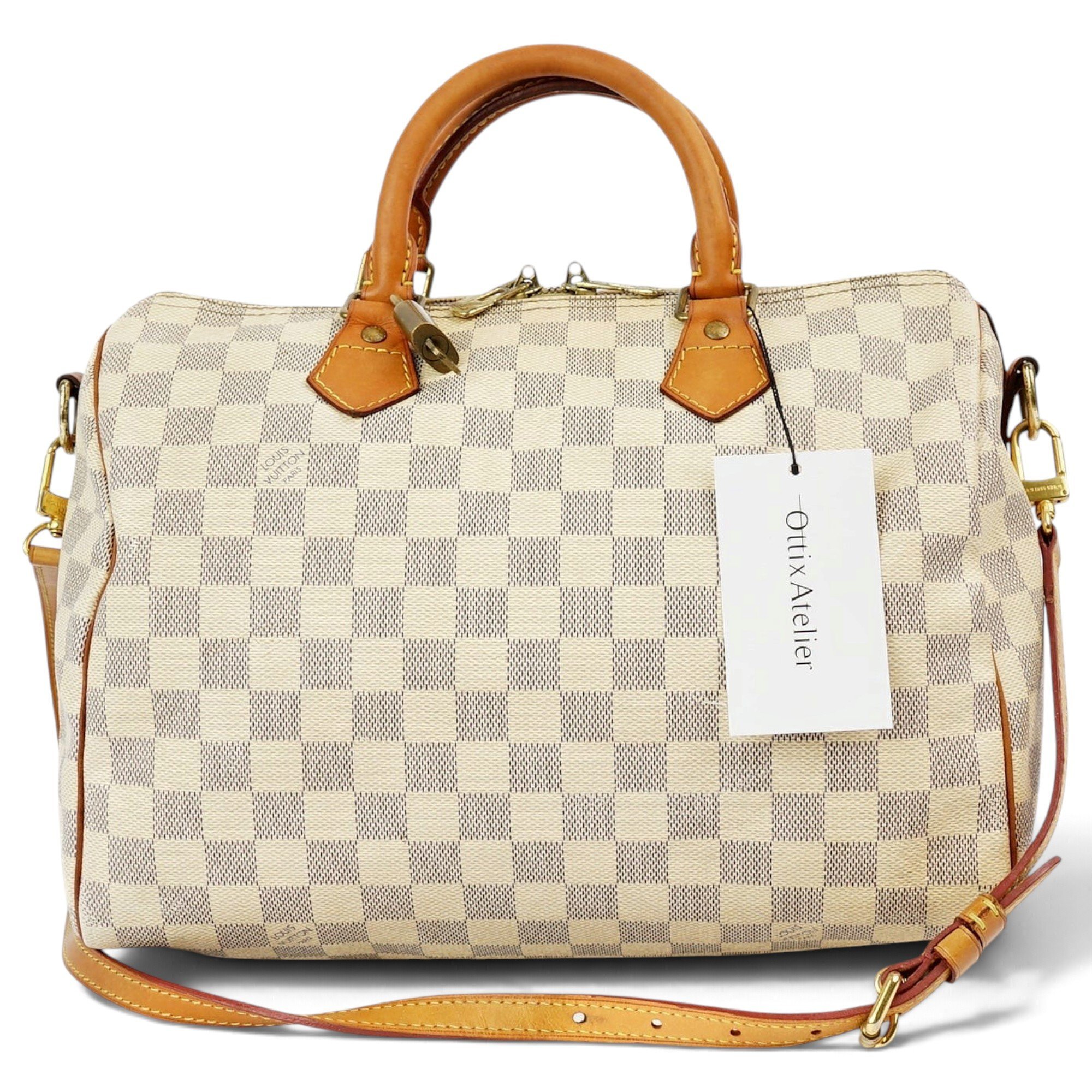 Speedy leather handbag