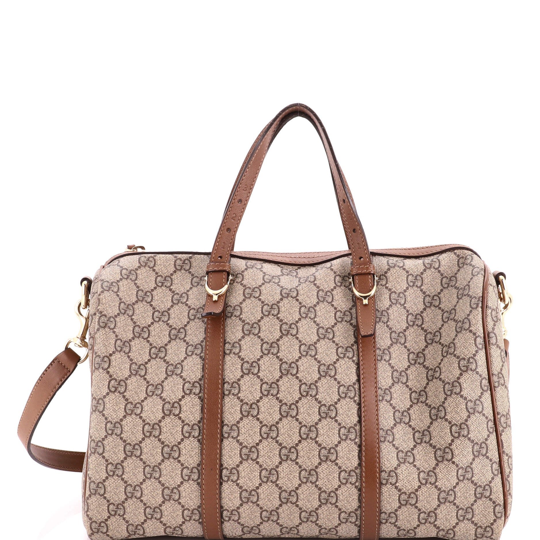 Nice Convertible Boston Bag GG Coated Canvas Medium