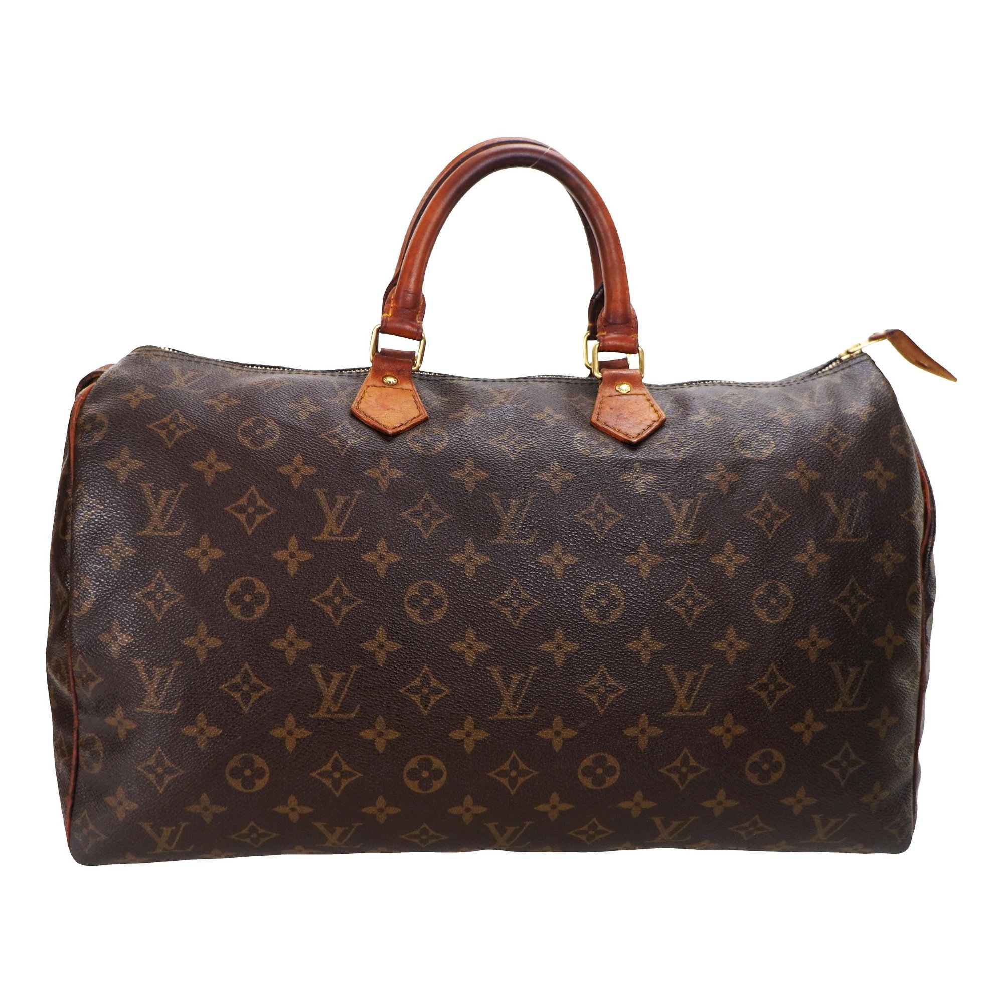 Speedy leather tote