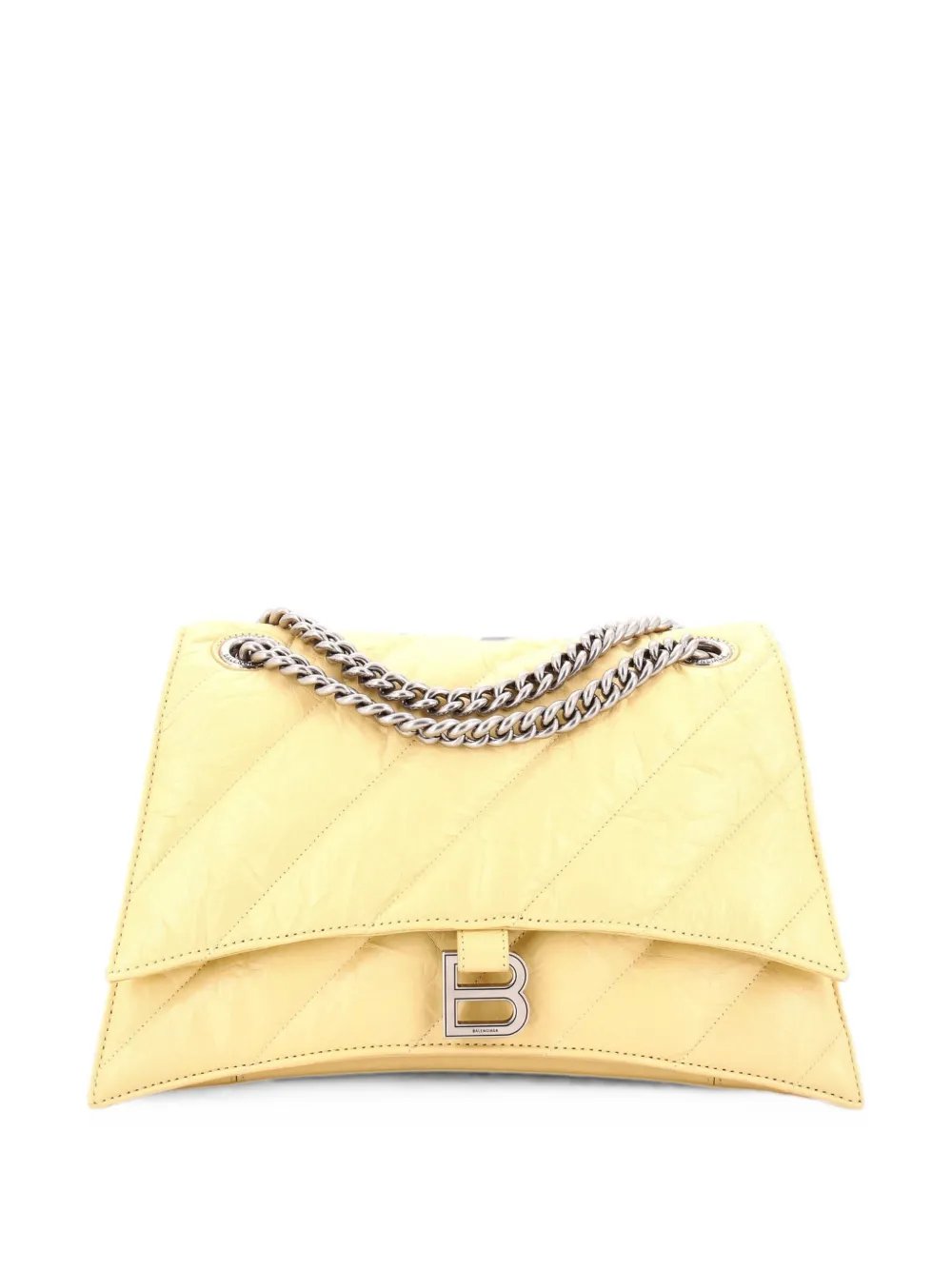 Crush Chain Flap Bag Quilted Crushed Calfskin Medium shoulder bag