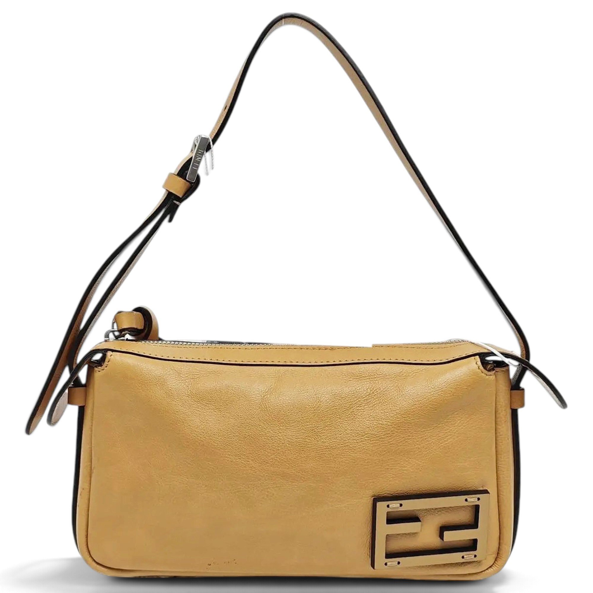 Double F leather handbag