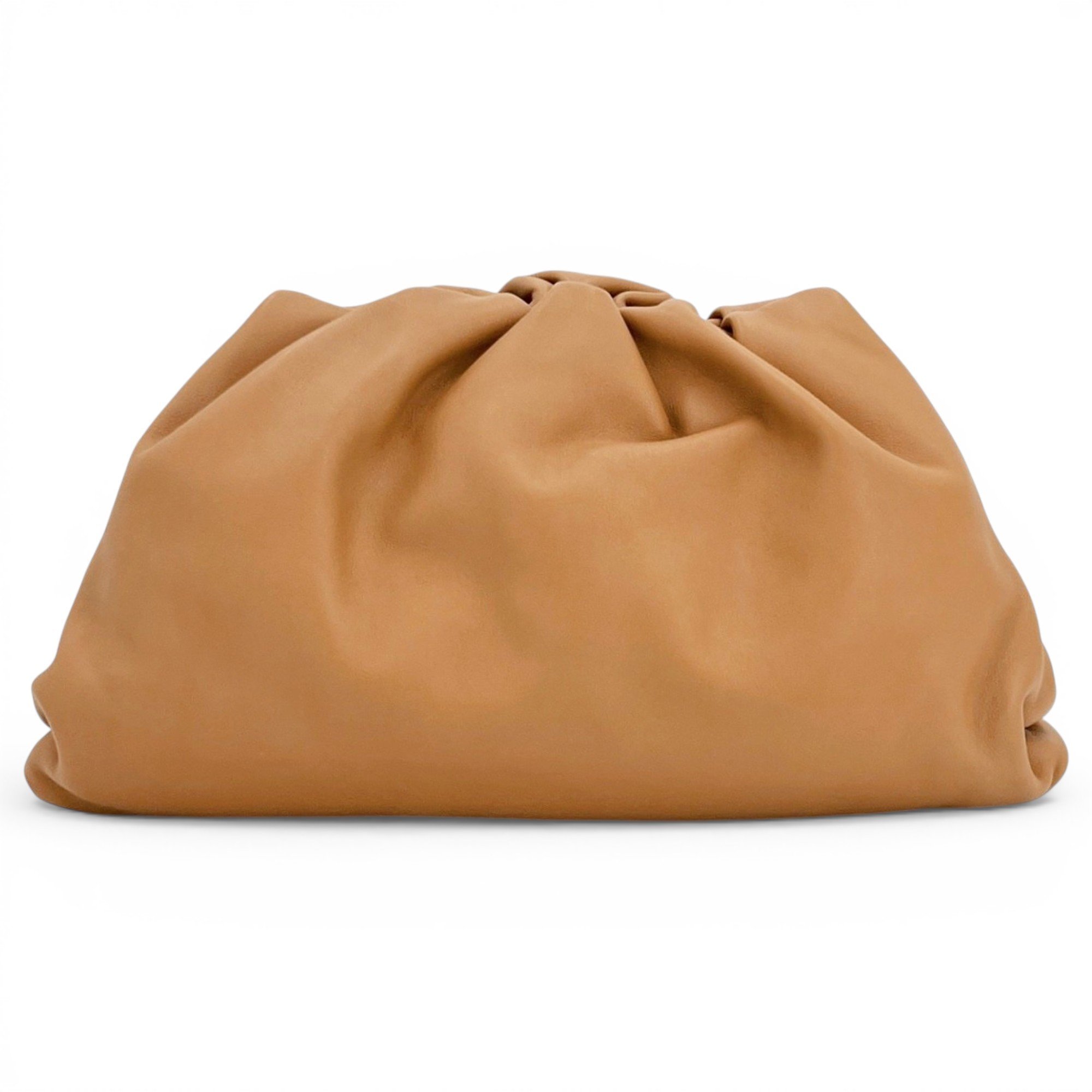 Pouch leather handbag
