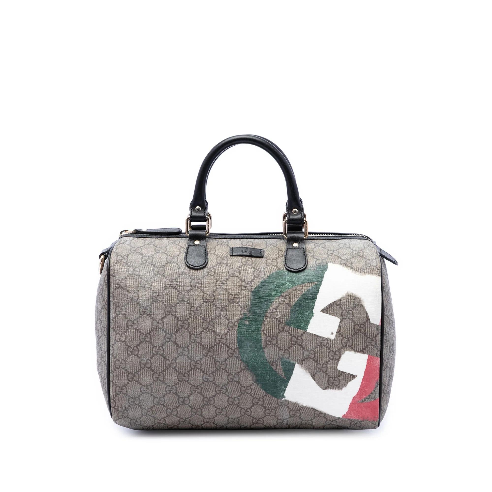 Boston leather bag