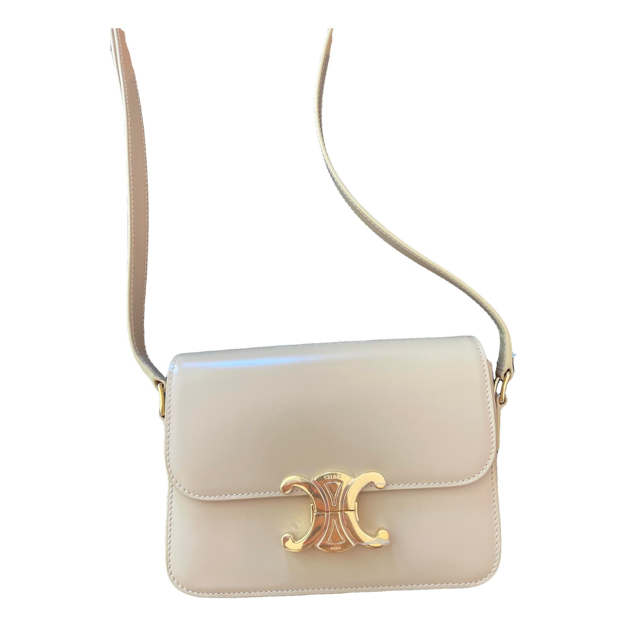 Triomphe leather handbag