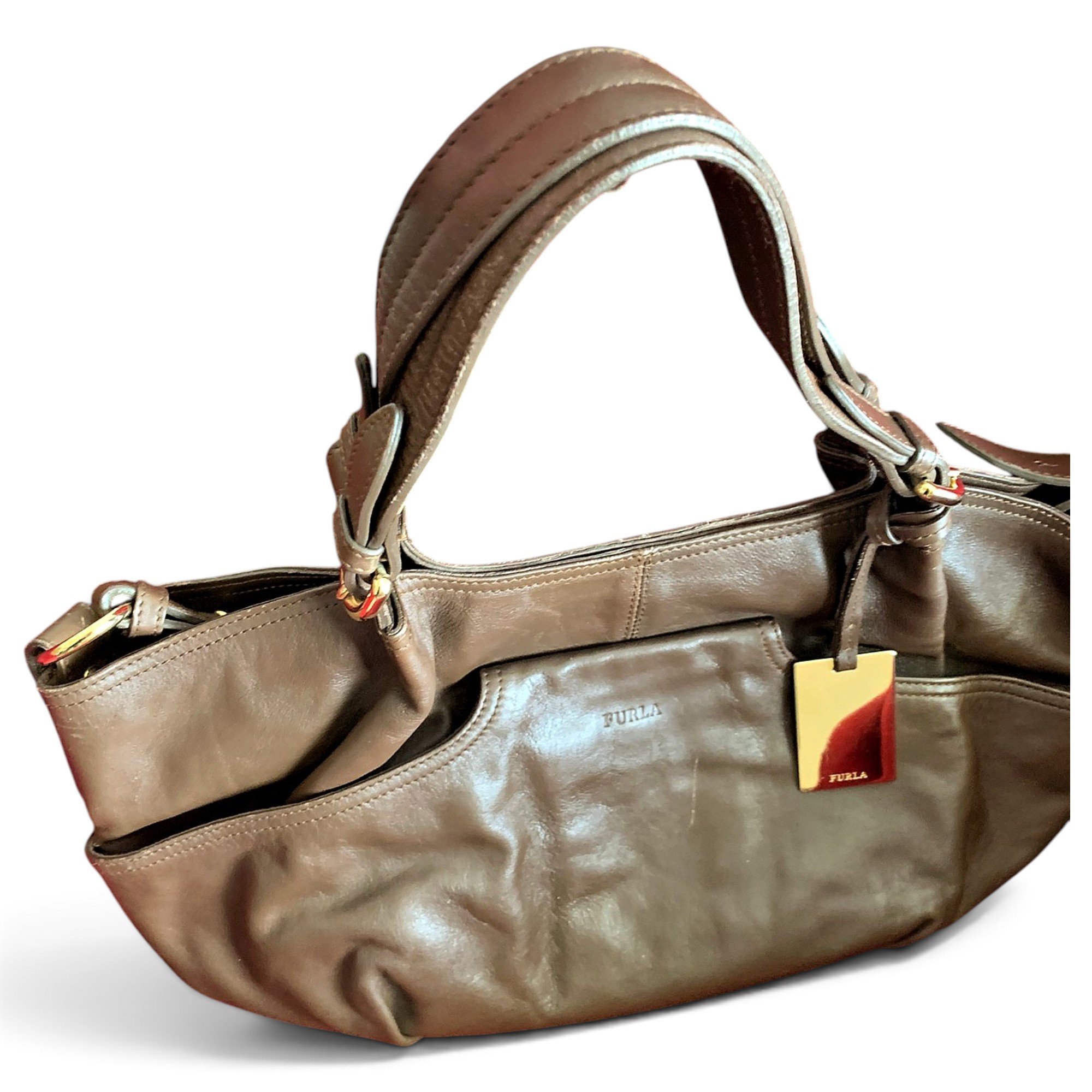 Leather handbag