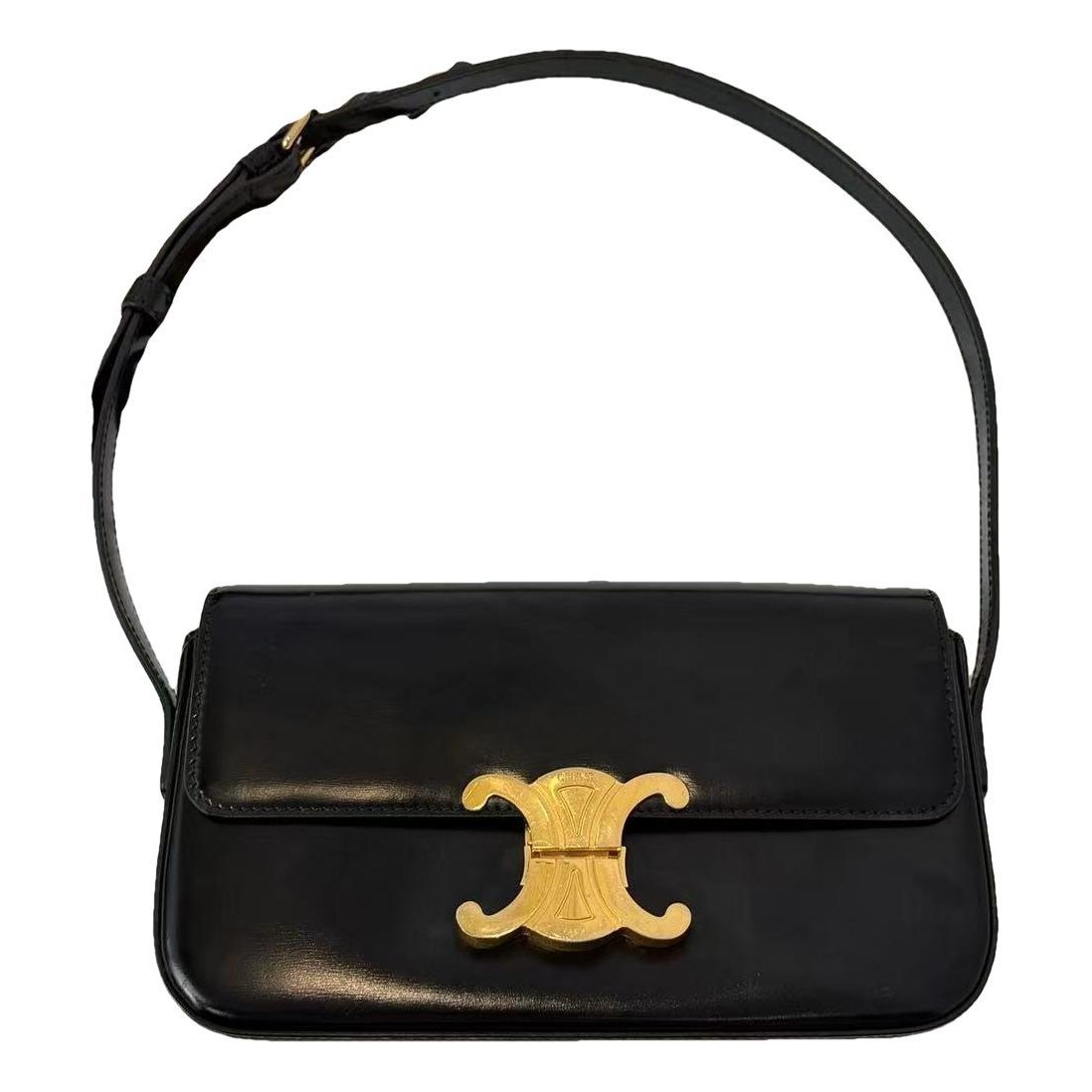 Triomphe leather handbag