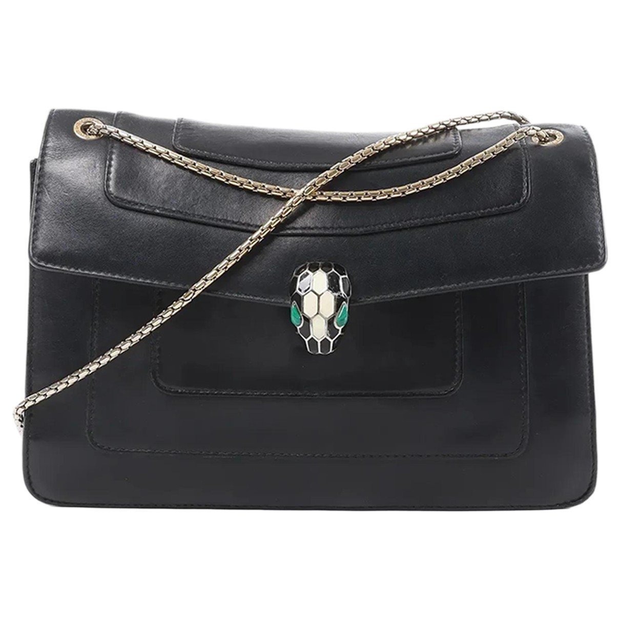 Serpenti leather crossbody bag