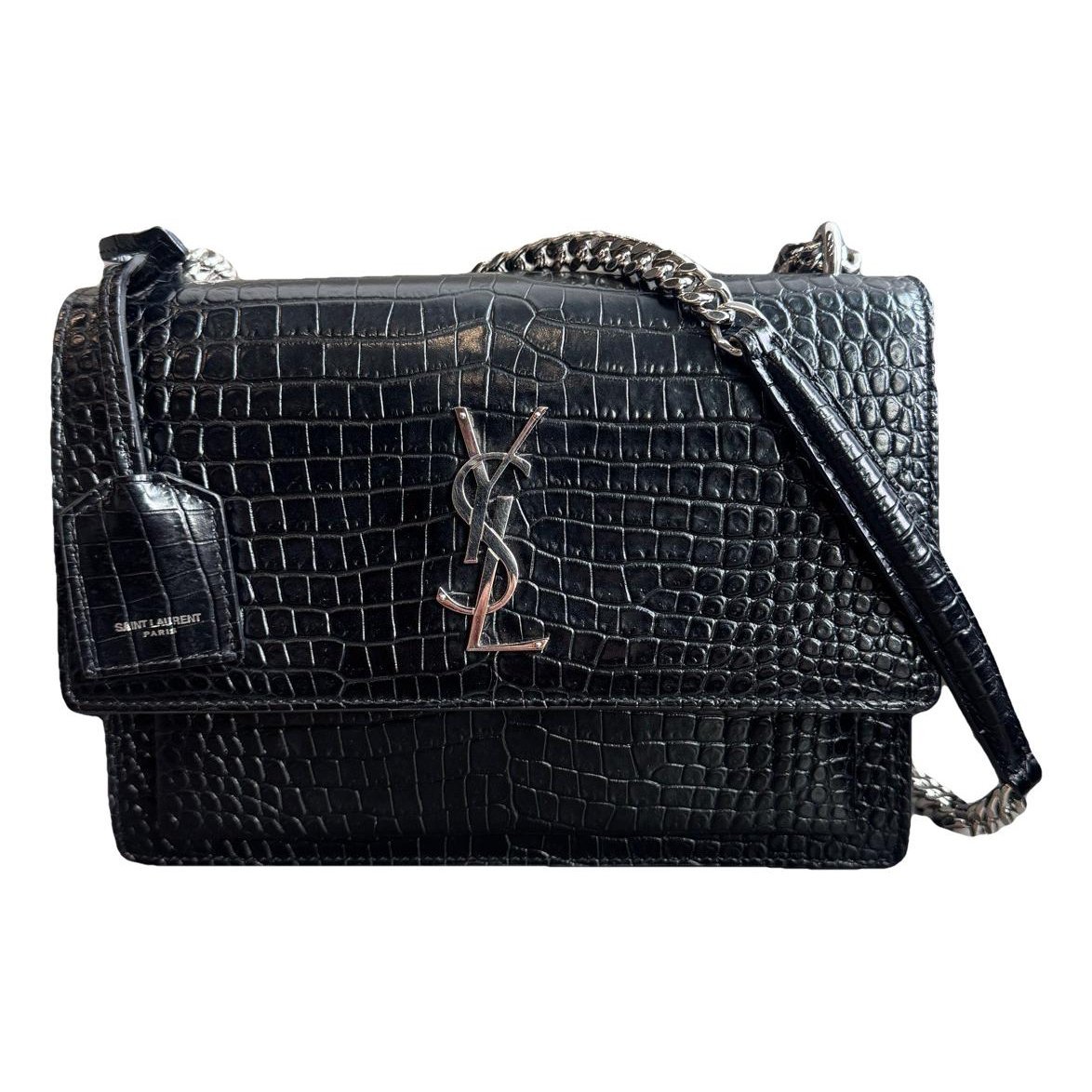 Sunset leather crossbody bag