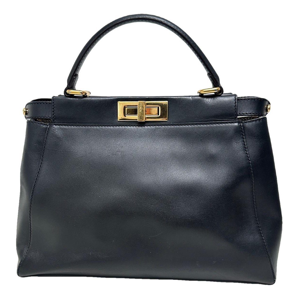 Peekaboo leather handbag
