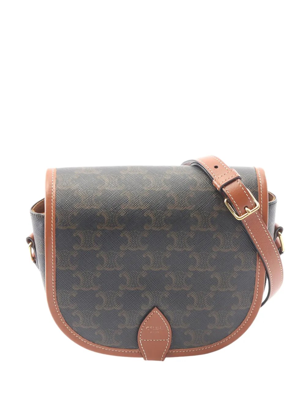 2019-2026 Medium Triomphe Coated Canvas Folco crossbody bag