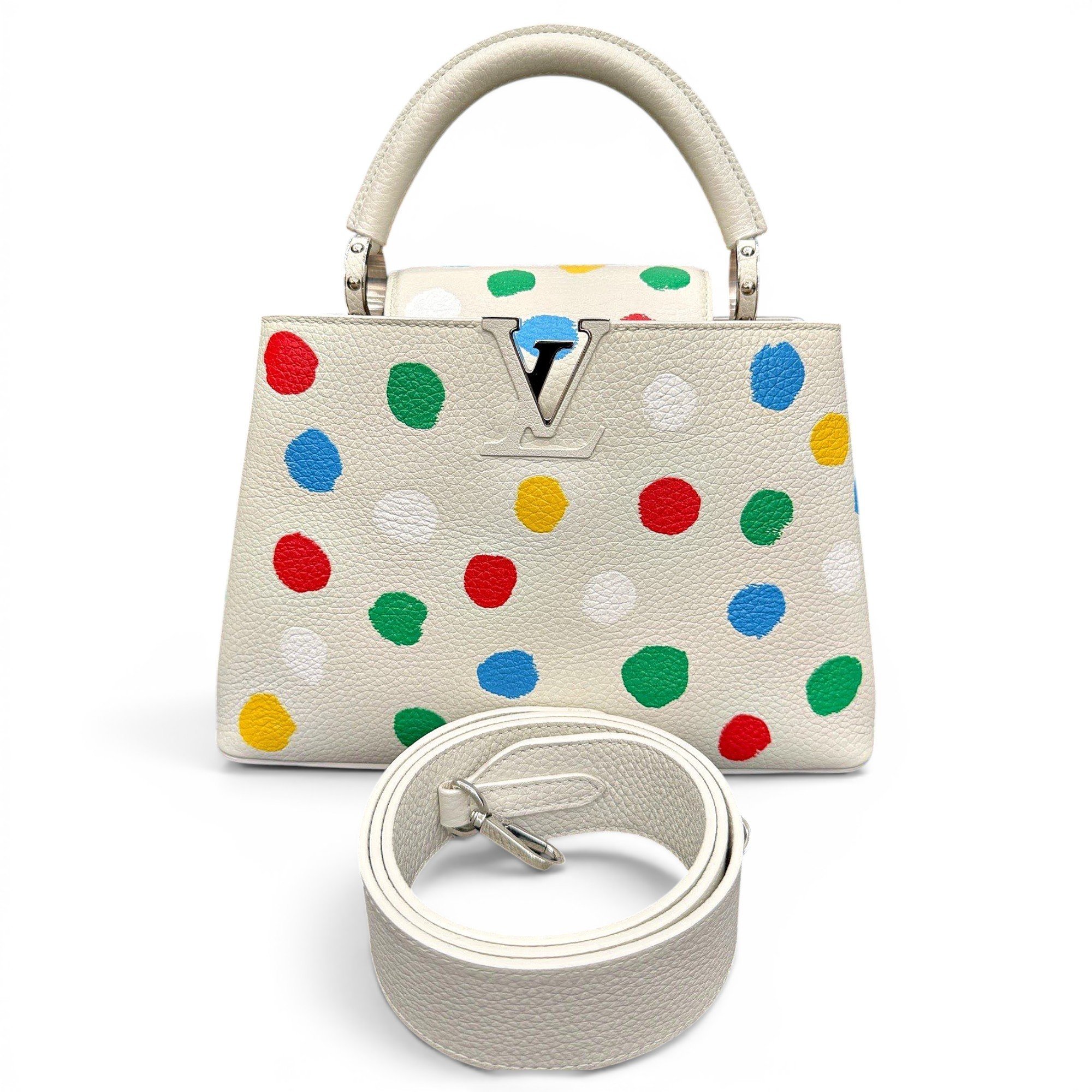 Capucines leather handbag