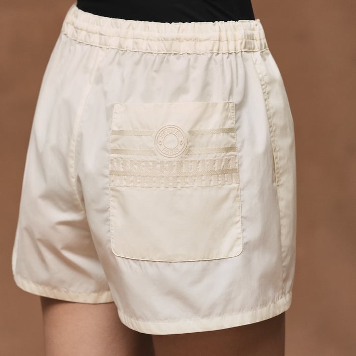 Blanc Cassé Embroidered Shorts
