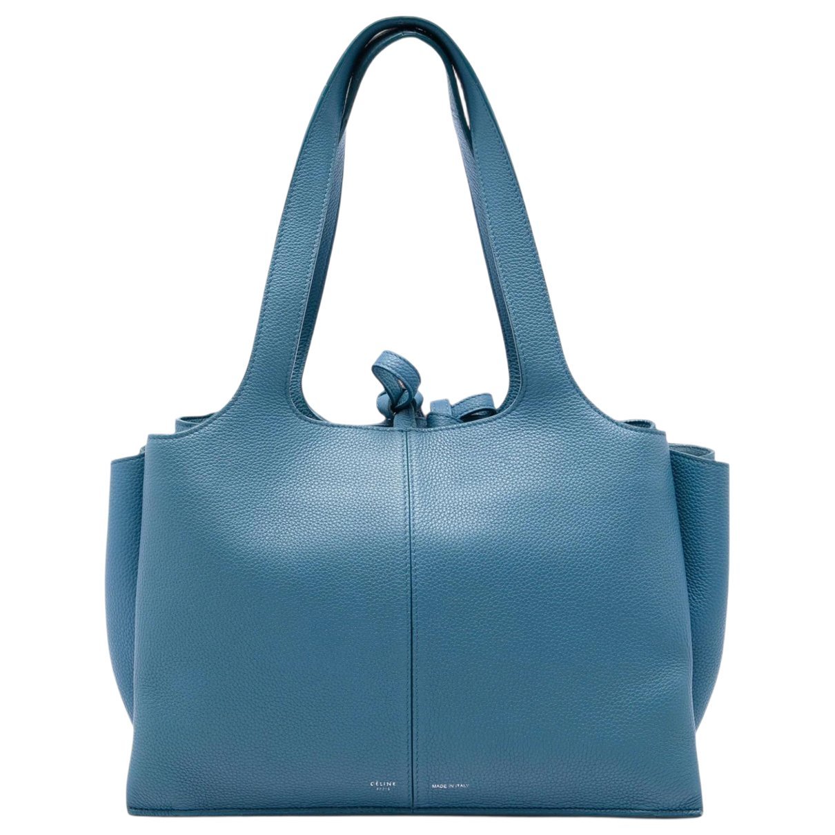 Celine Tie leather tote