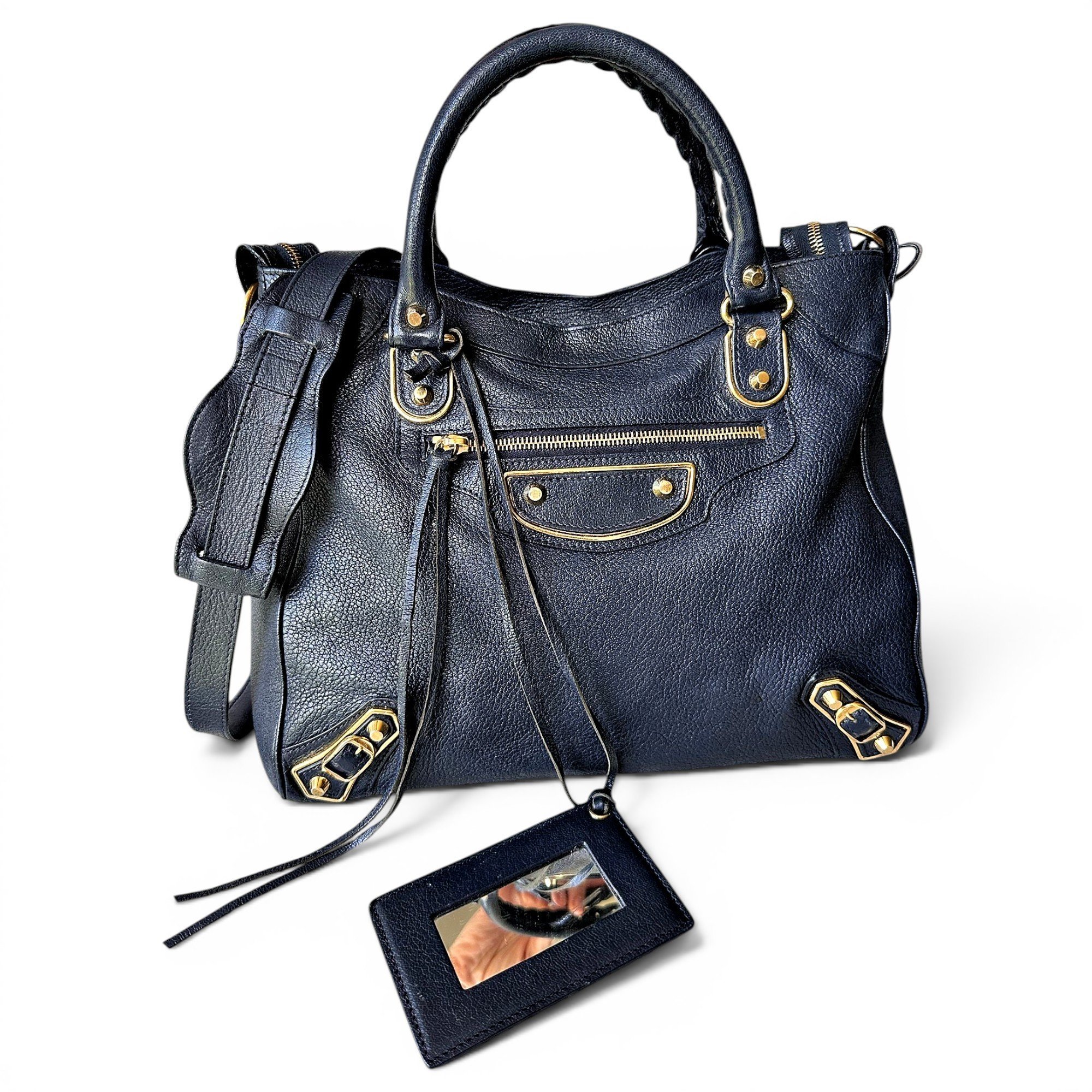 Balenciaga Vélo leather handbag