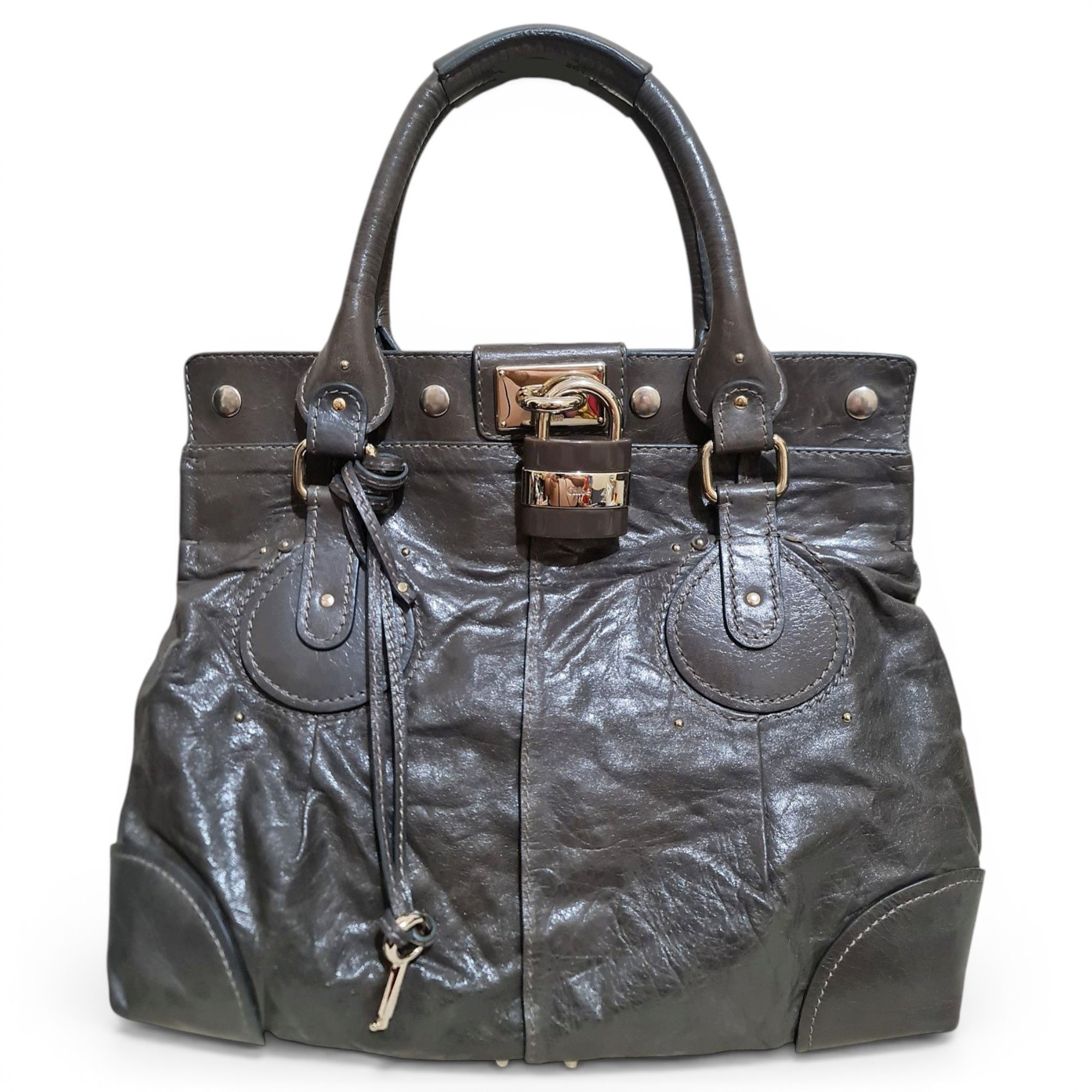 Leather handbag