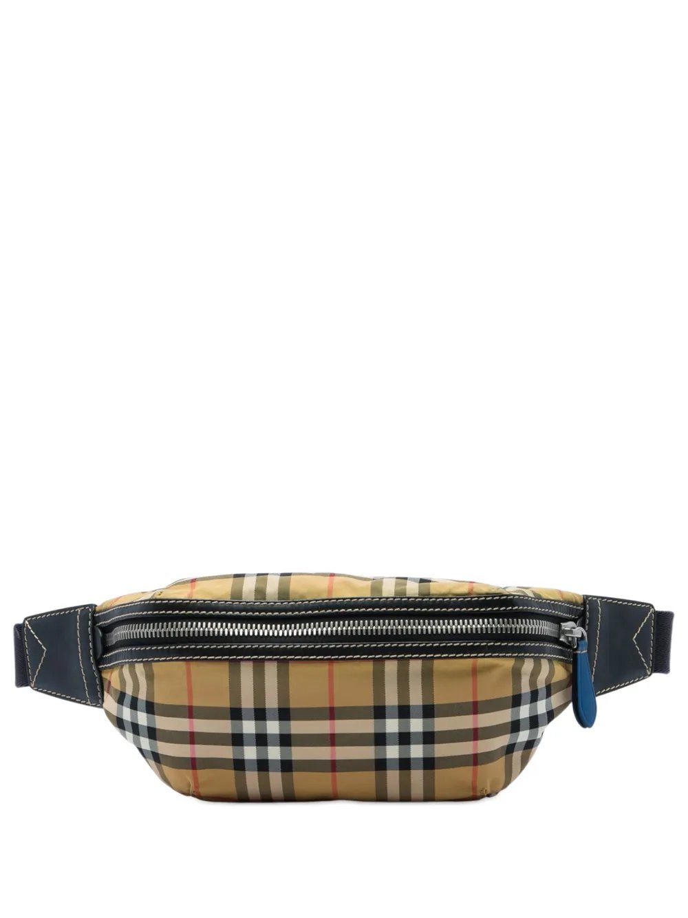 2018-2023 Medium House Check Nylon Sonny belt bag