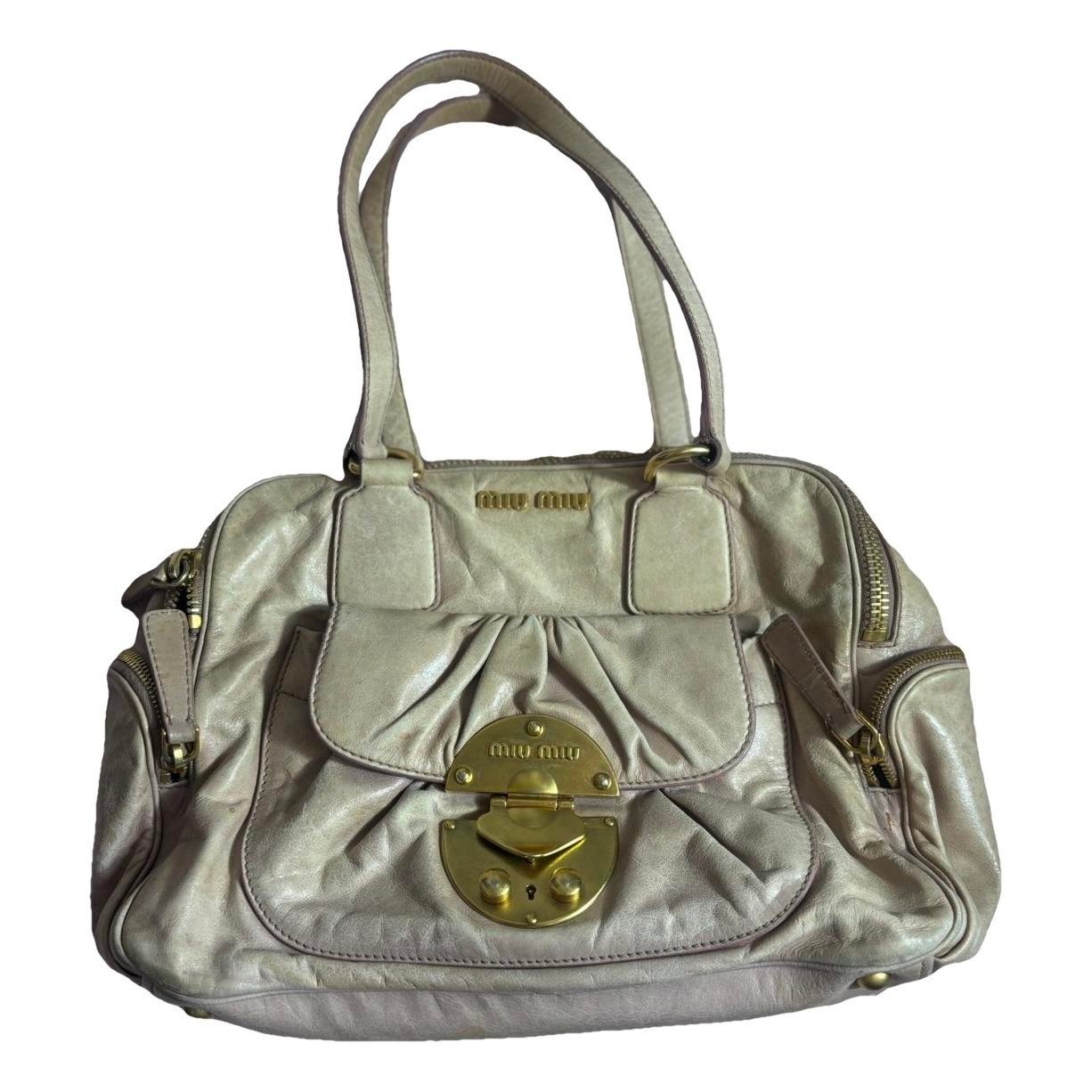 Arcadie leather handbag