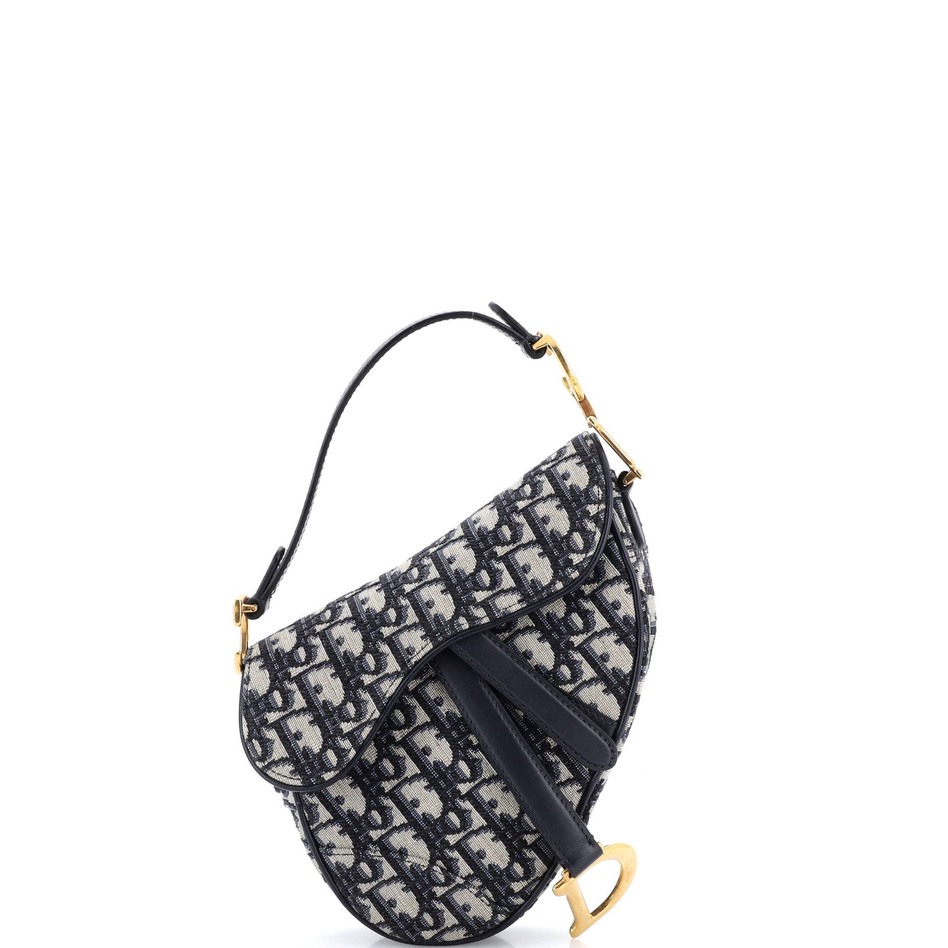 Dior Saddle Handbag Oblique Canvas Mini