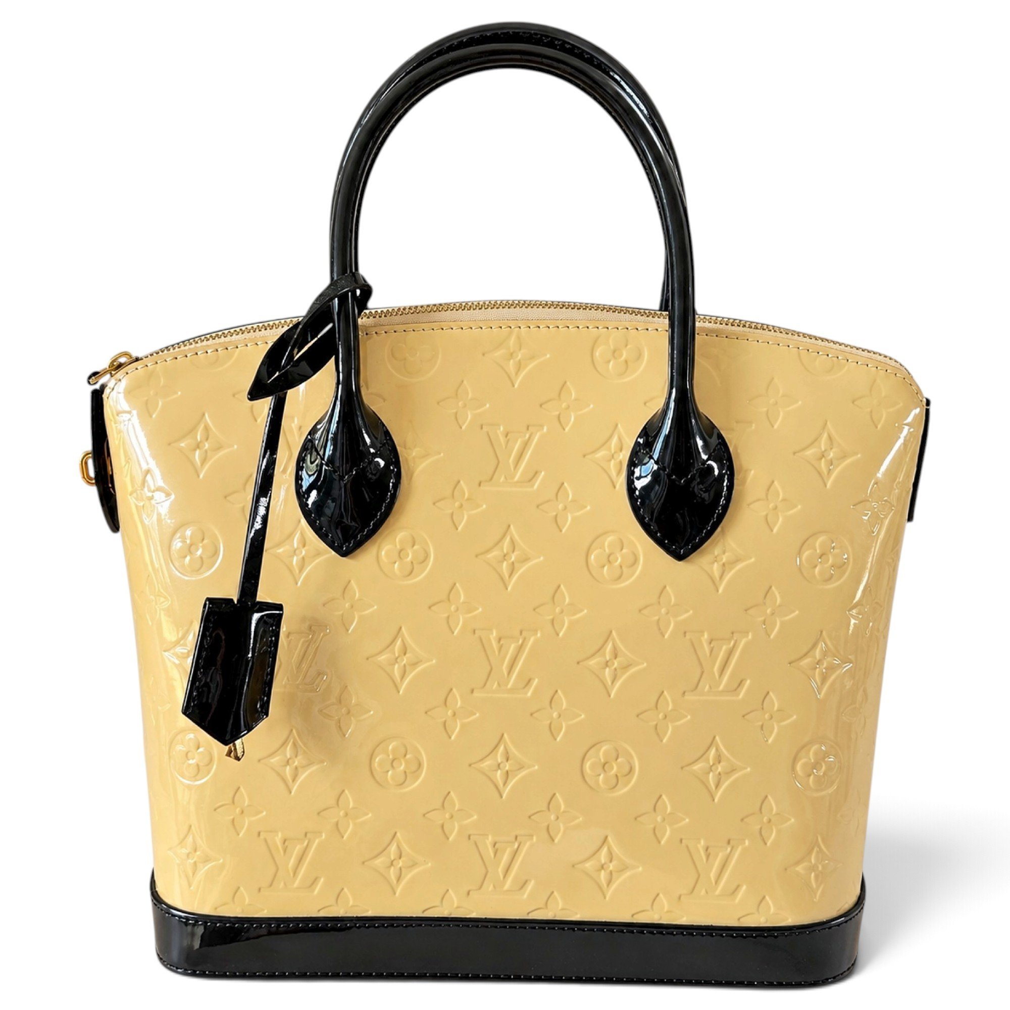 Lockit patent leather handbag