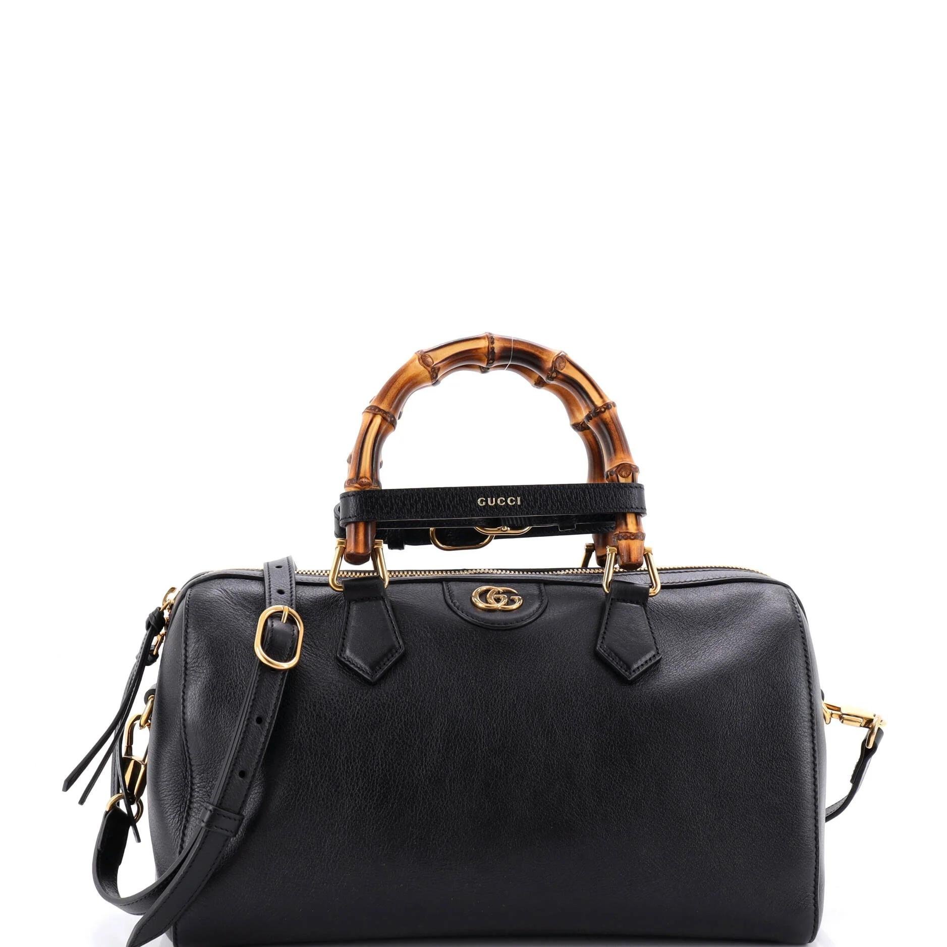 Leather bowling bag