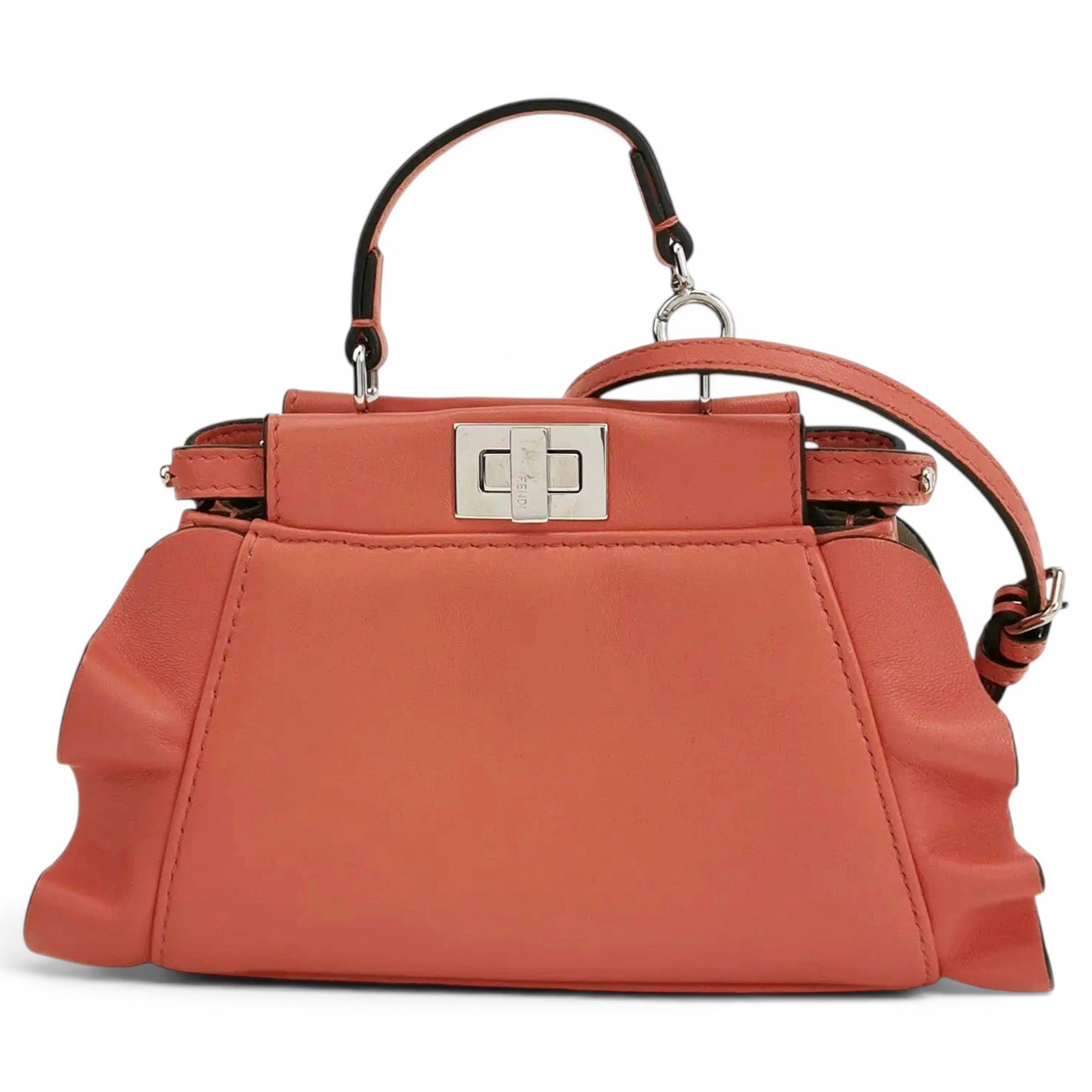 Peekaboo leather crossbody bag