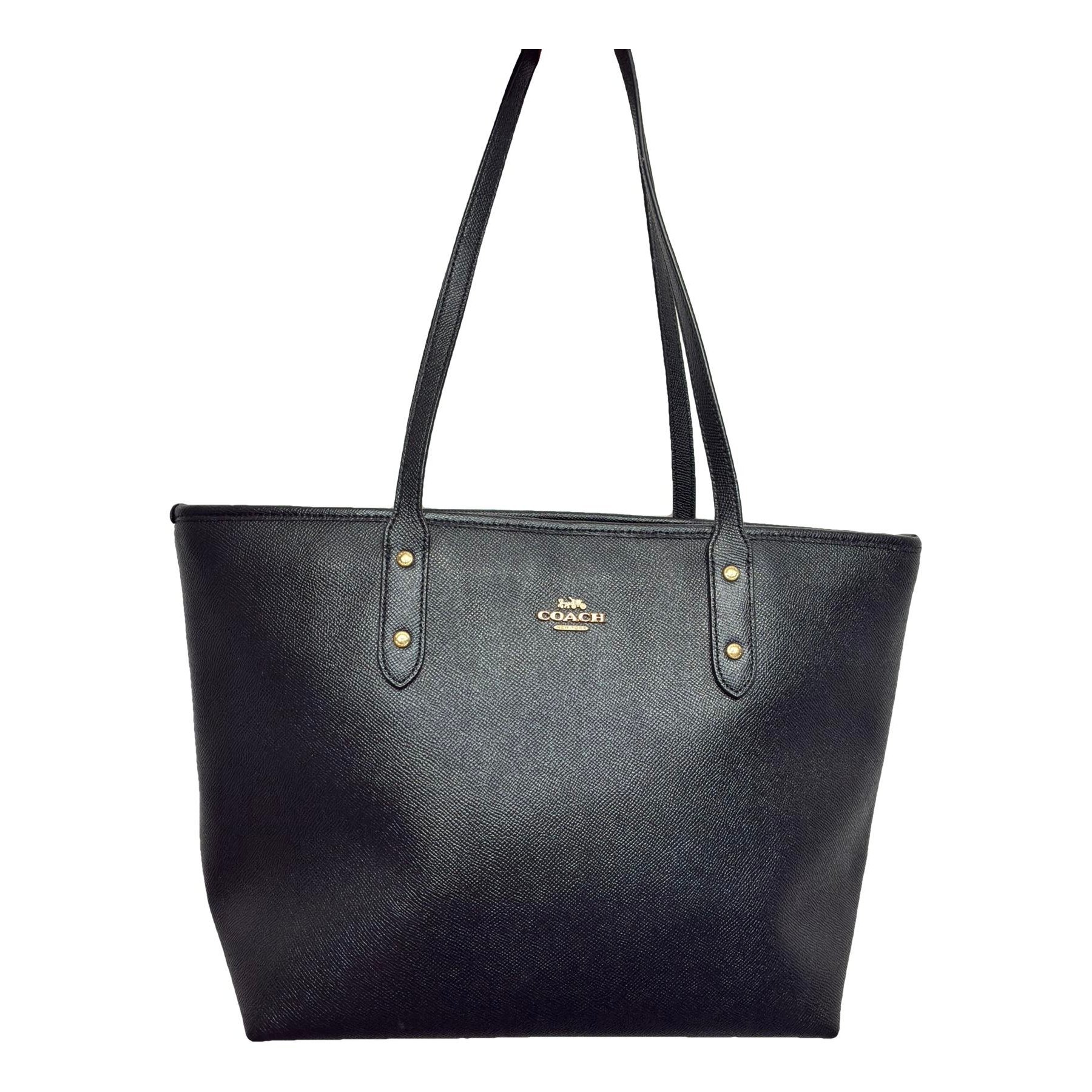 CITY ZIP TOTE leather tote