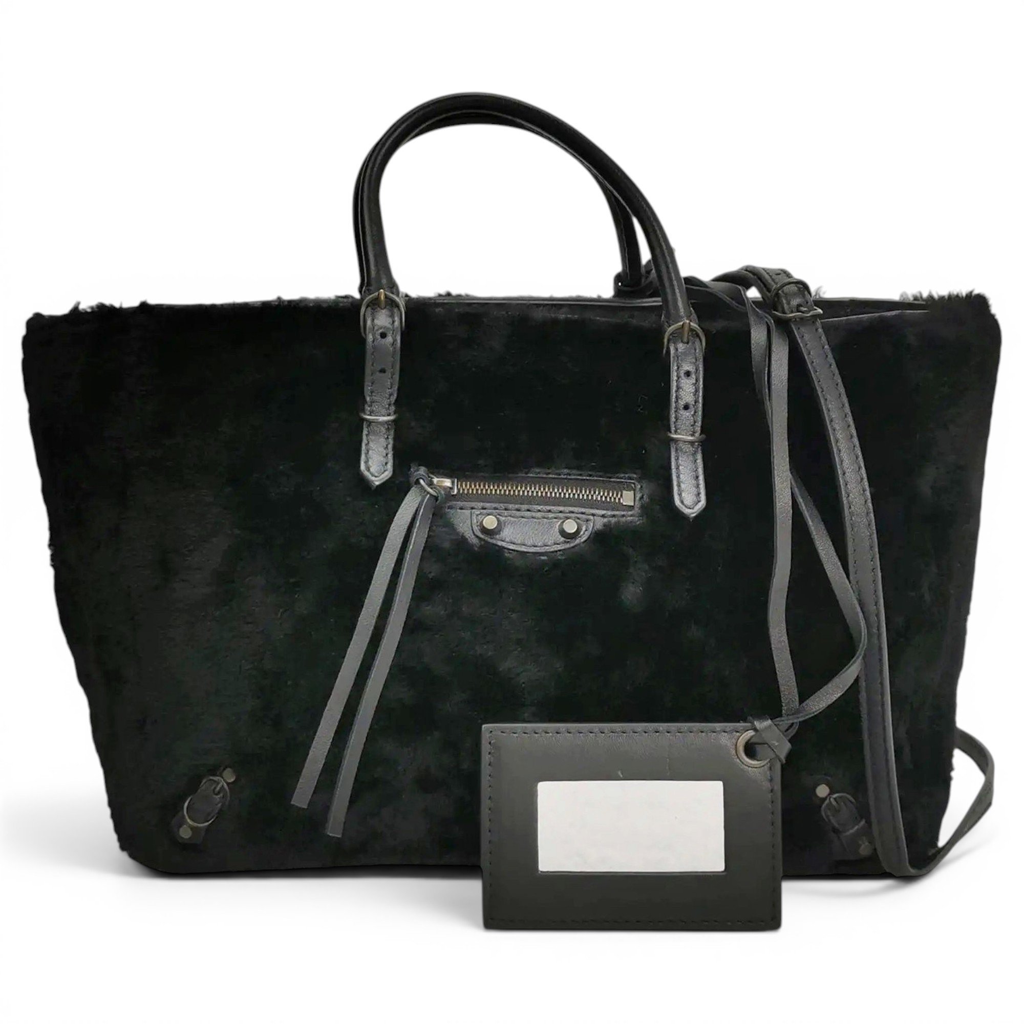 City leather crossbody bag