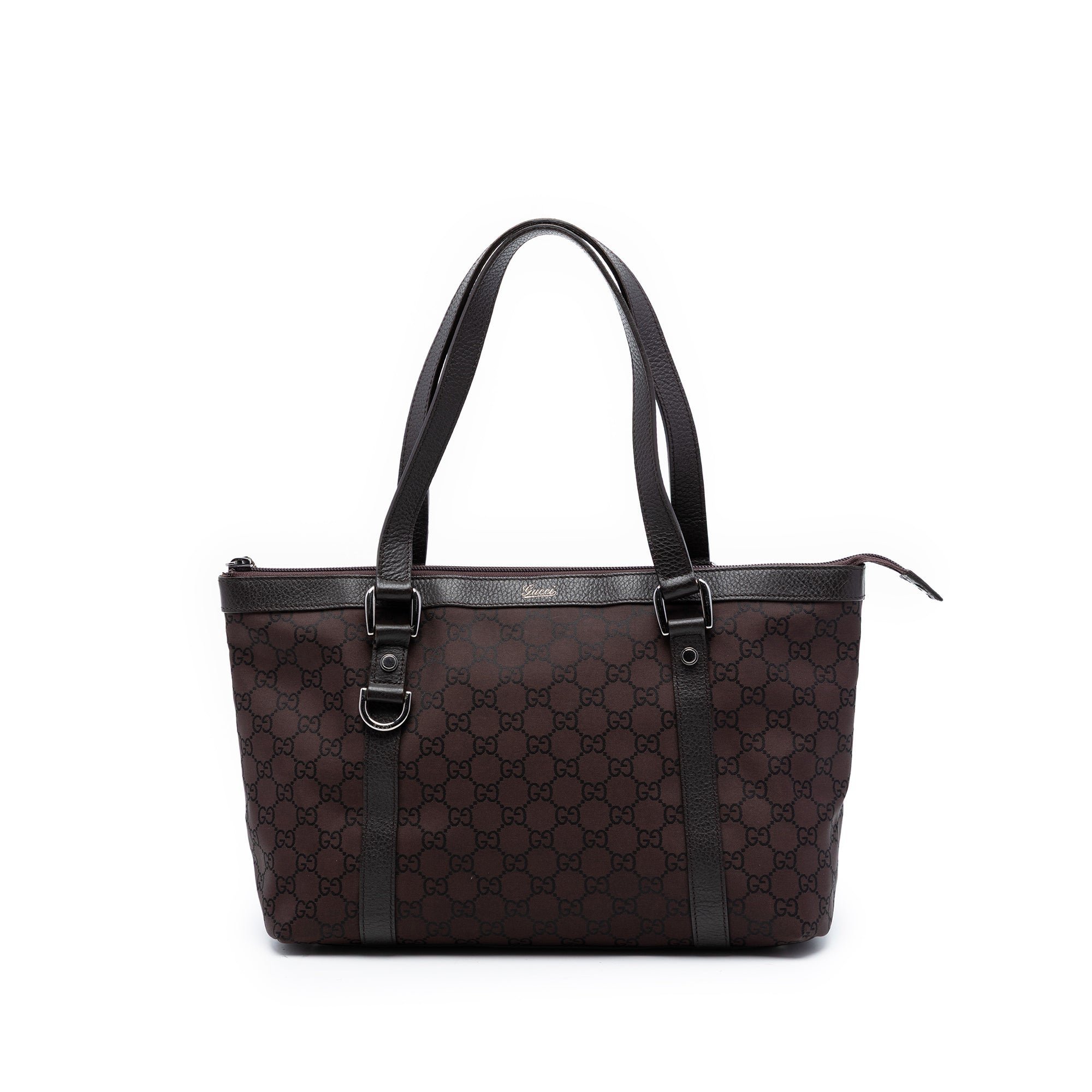Leather tote