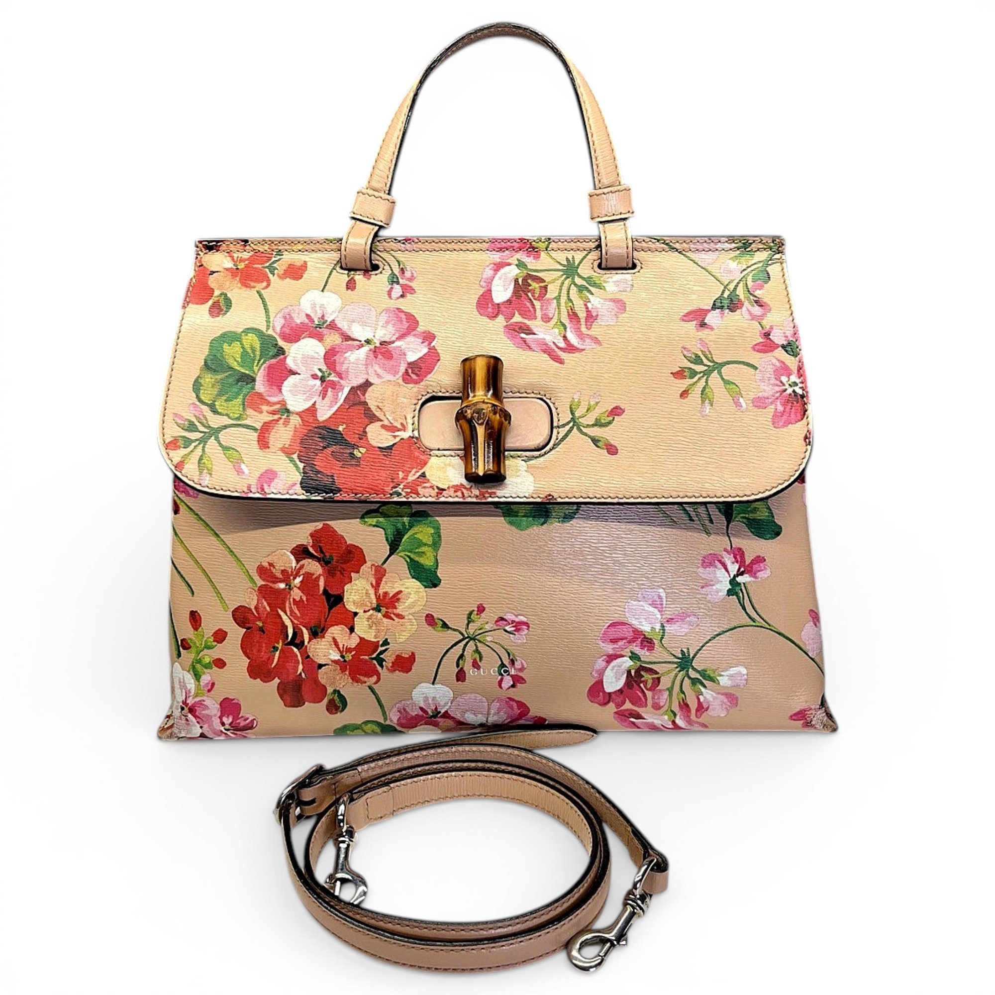 Bamboo Daily Top Handle leather handbag