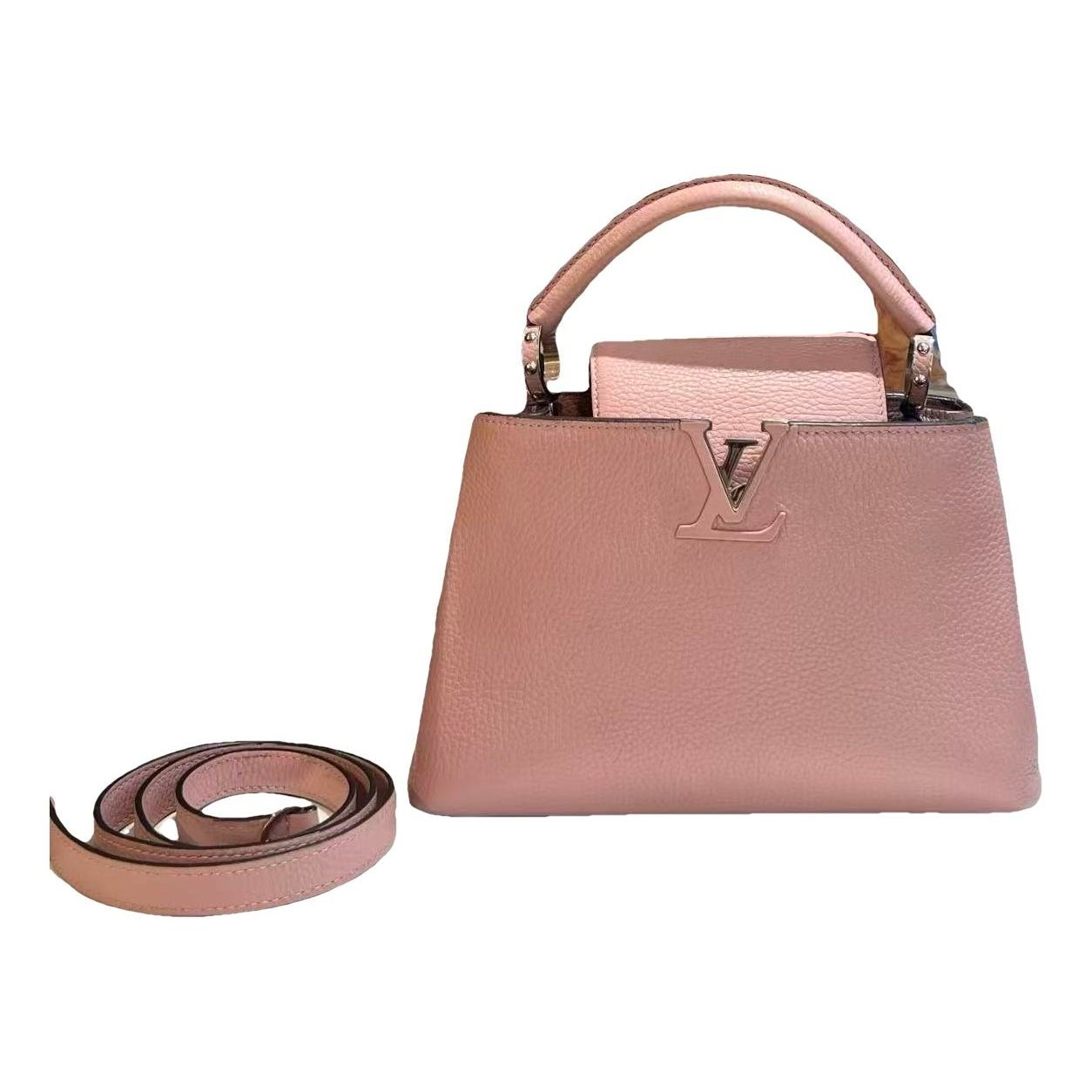 Capucines leather handbag