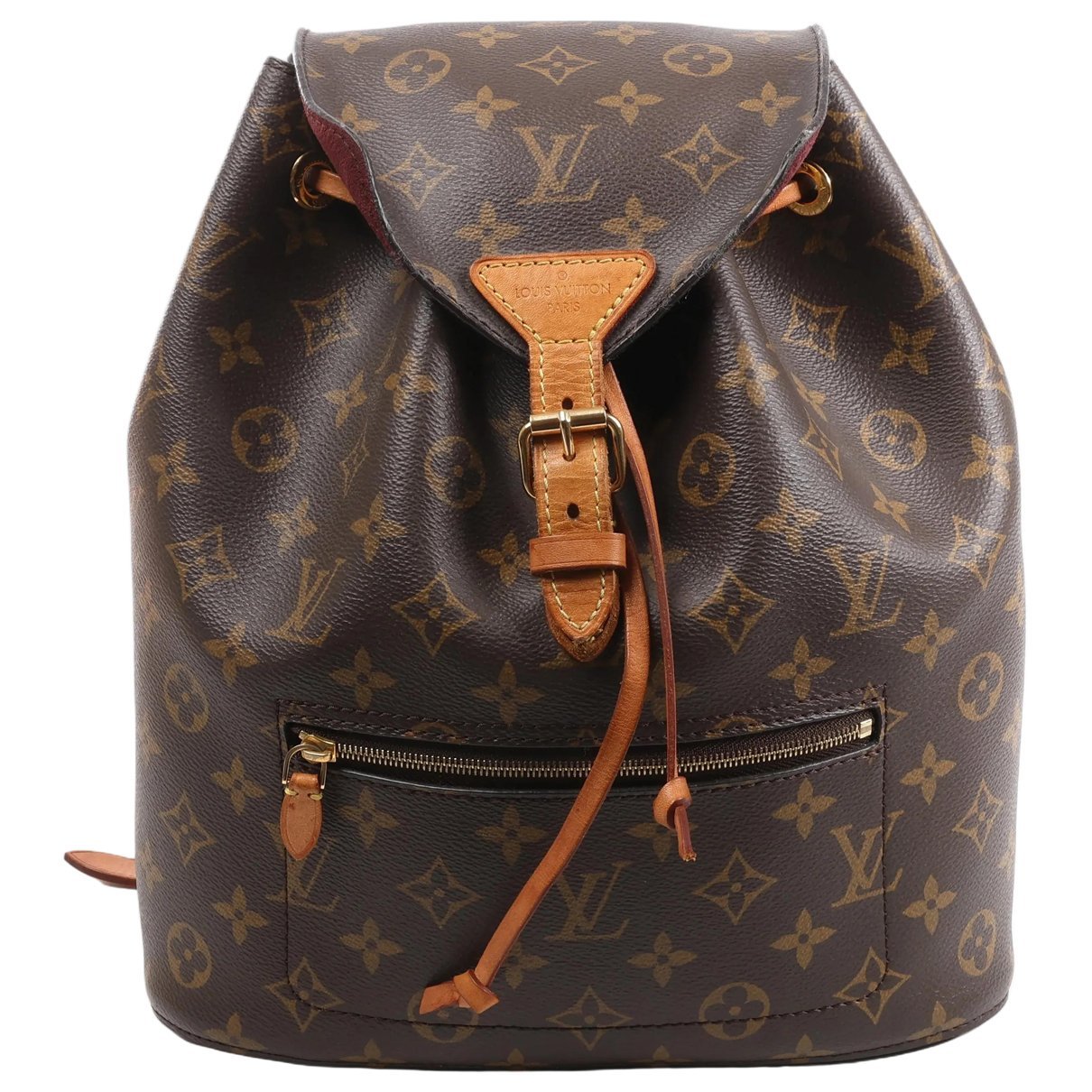 Leather backpack
