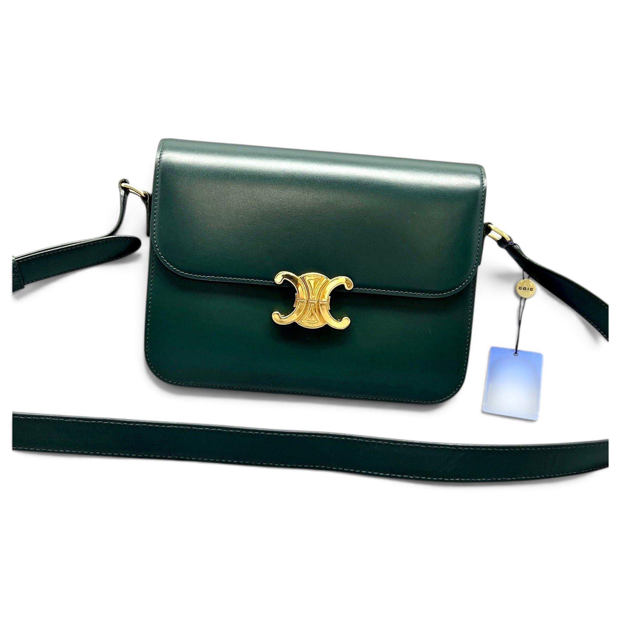 Celine Triomphe leather handbag