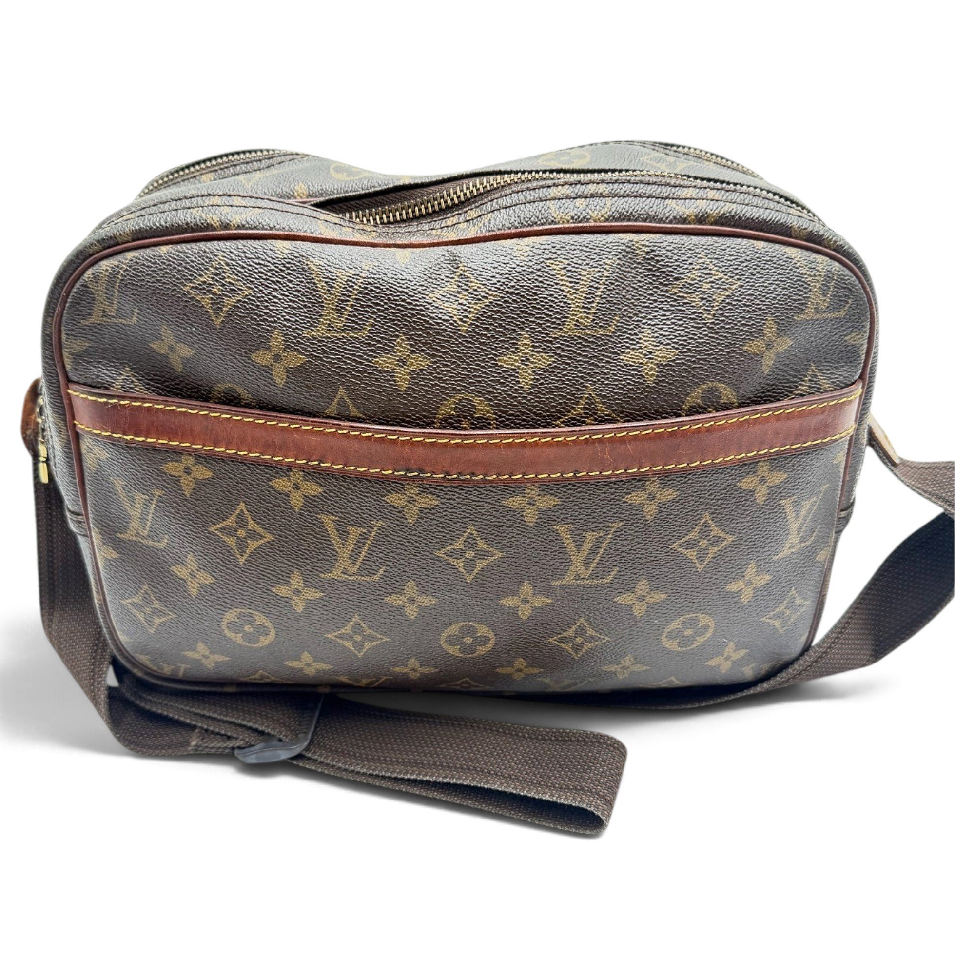 Reporter leather crossbody bag
