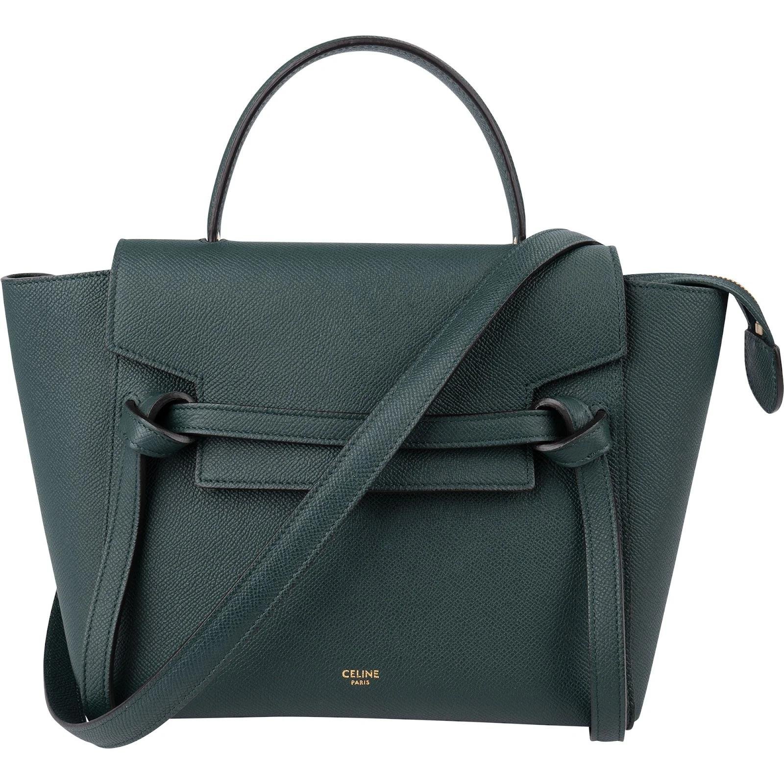 Belt leather handbag