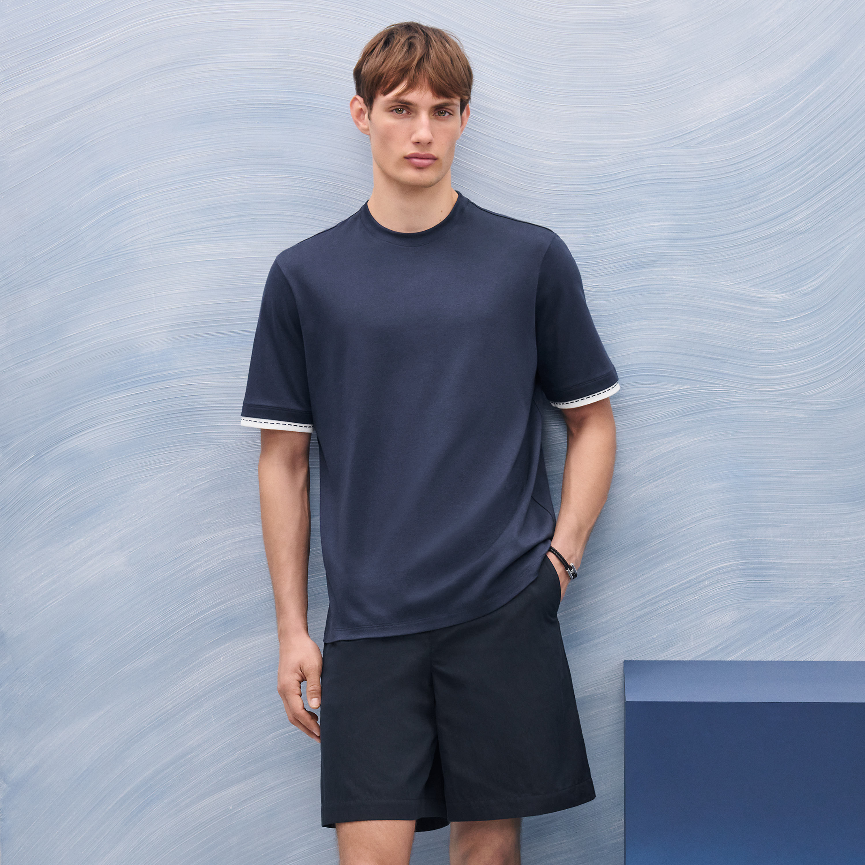 "Piqures sellier" t-shirt
