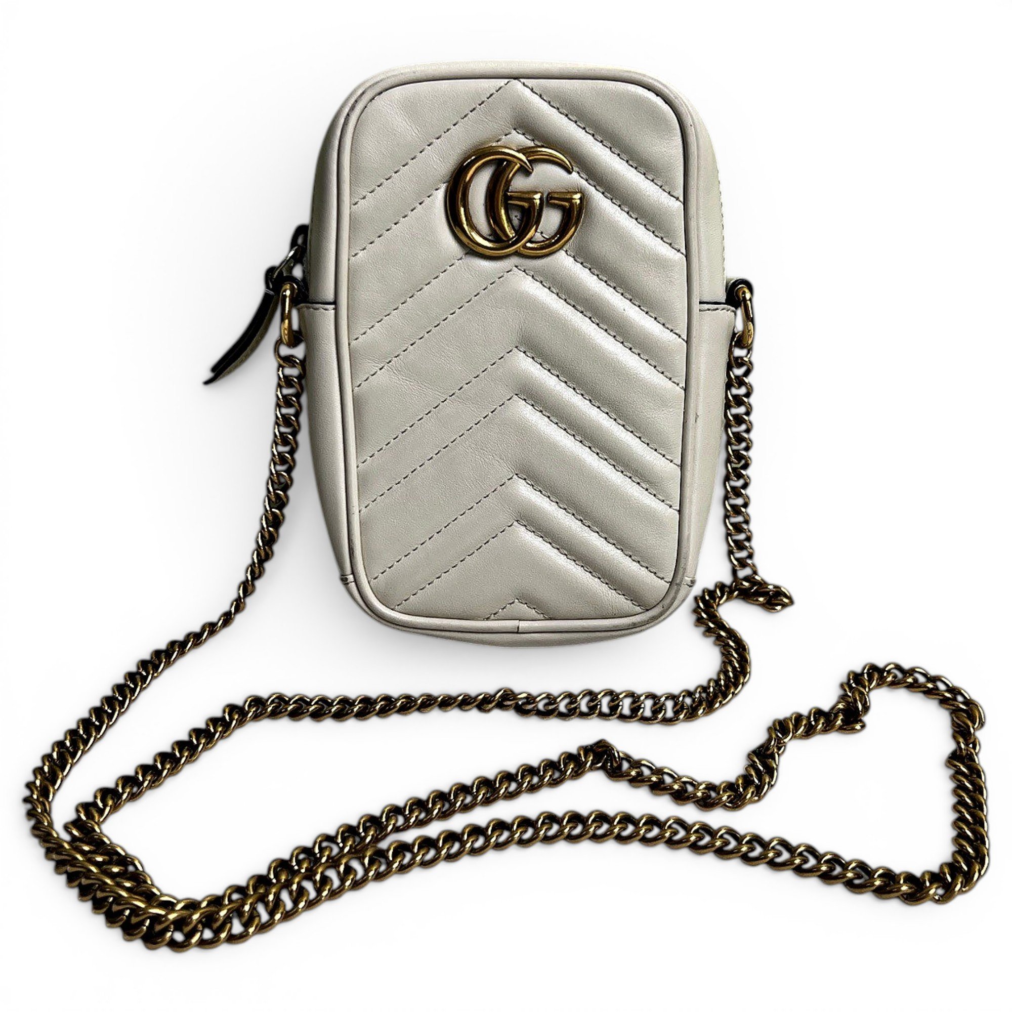 GG Marmont Phone leather crossbody bag