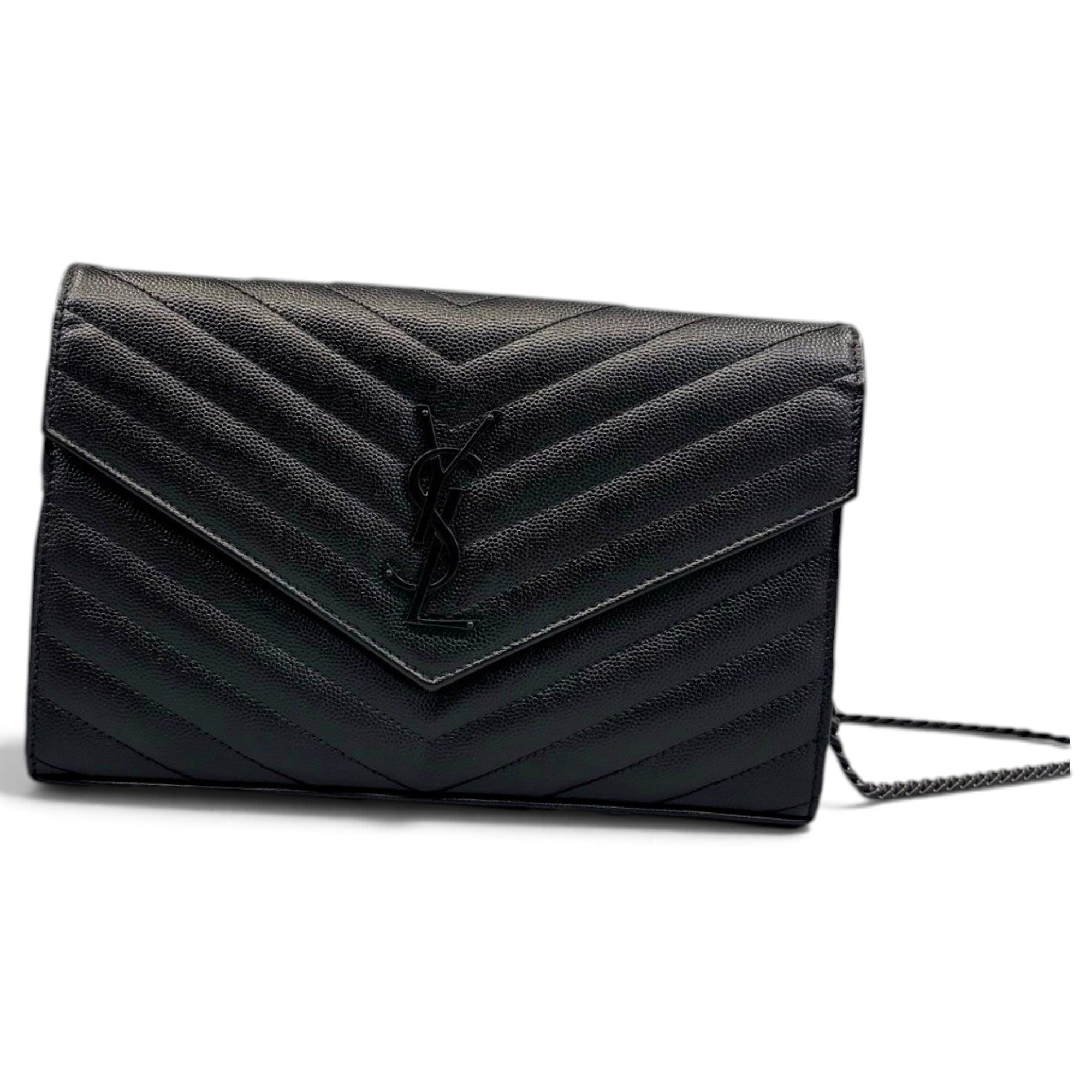 Portefeuille enveloppe leather handbag