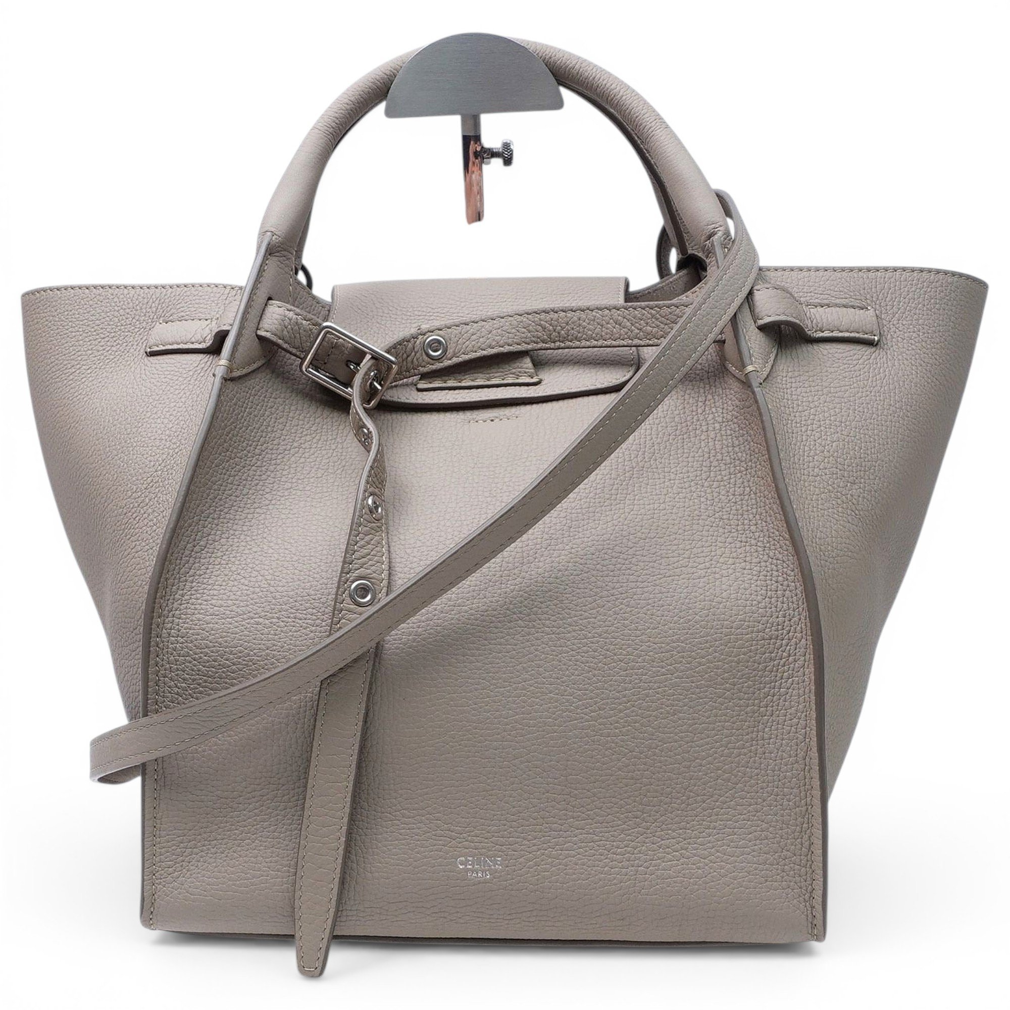 Belt leather handbag