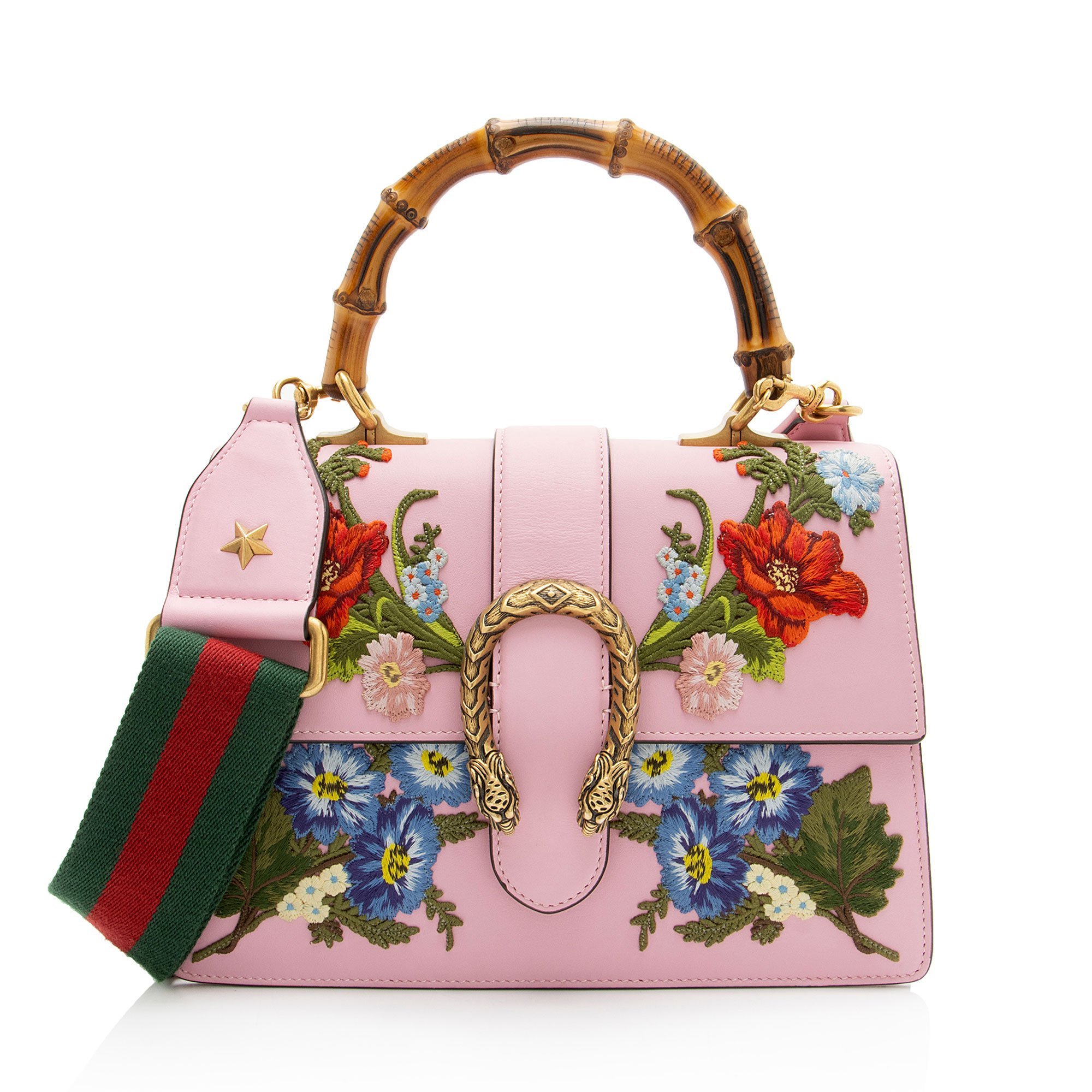 Bamboo leather satchel