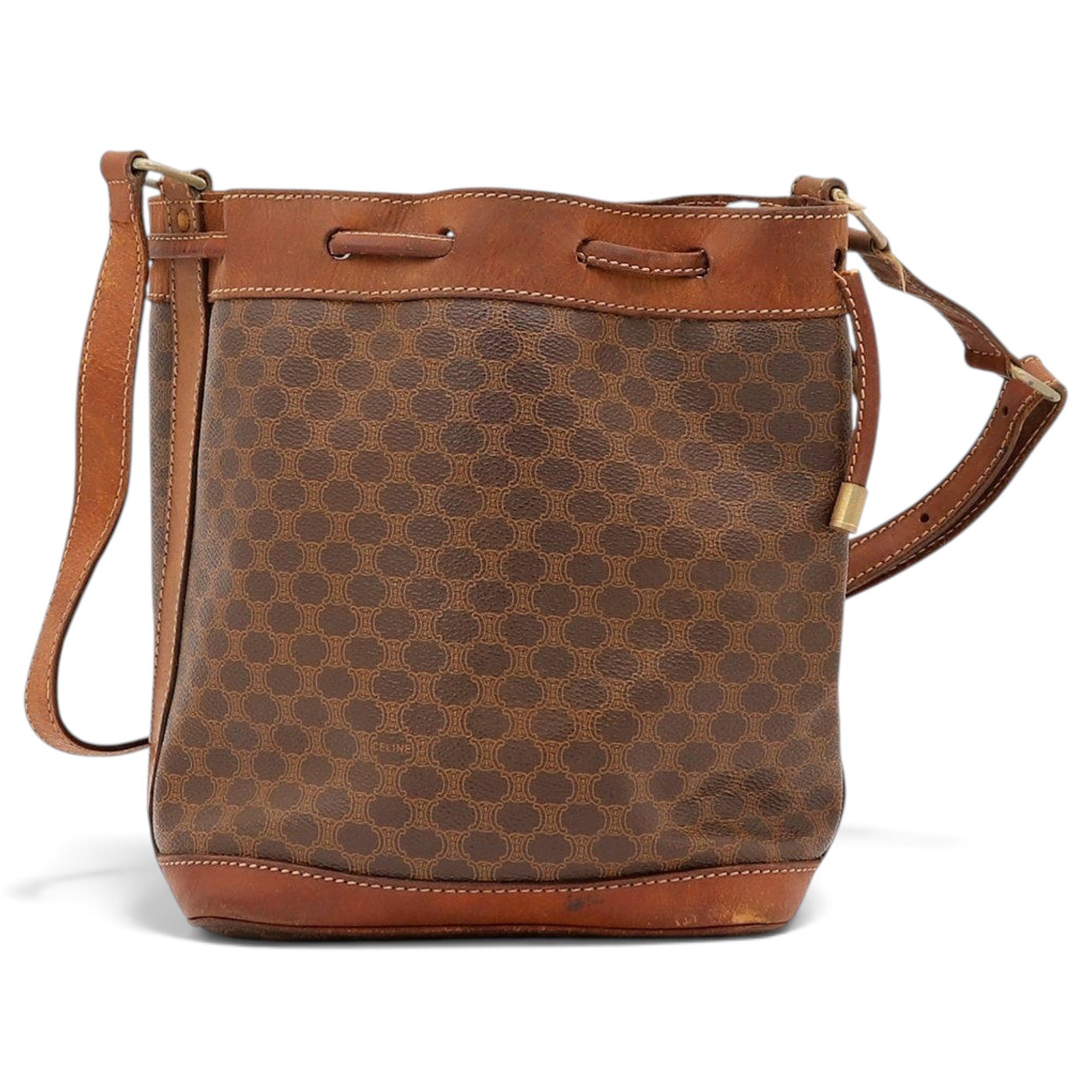 Triomphe leather handbag