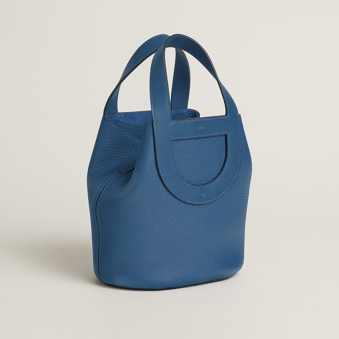 Bleu Tie Hermès In-the-loop 18 Bag